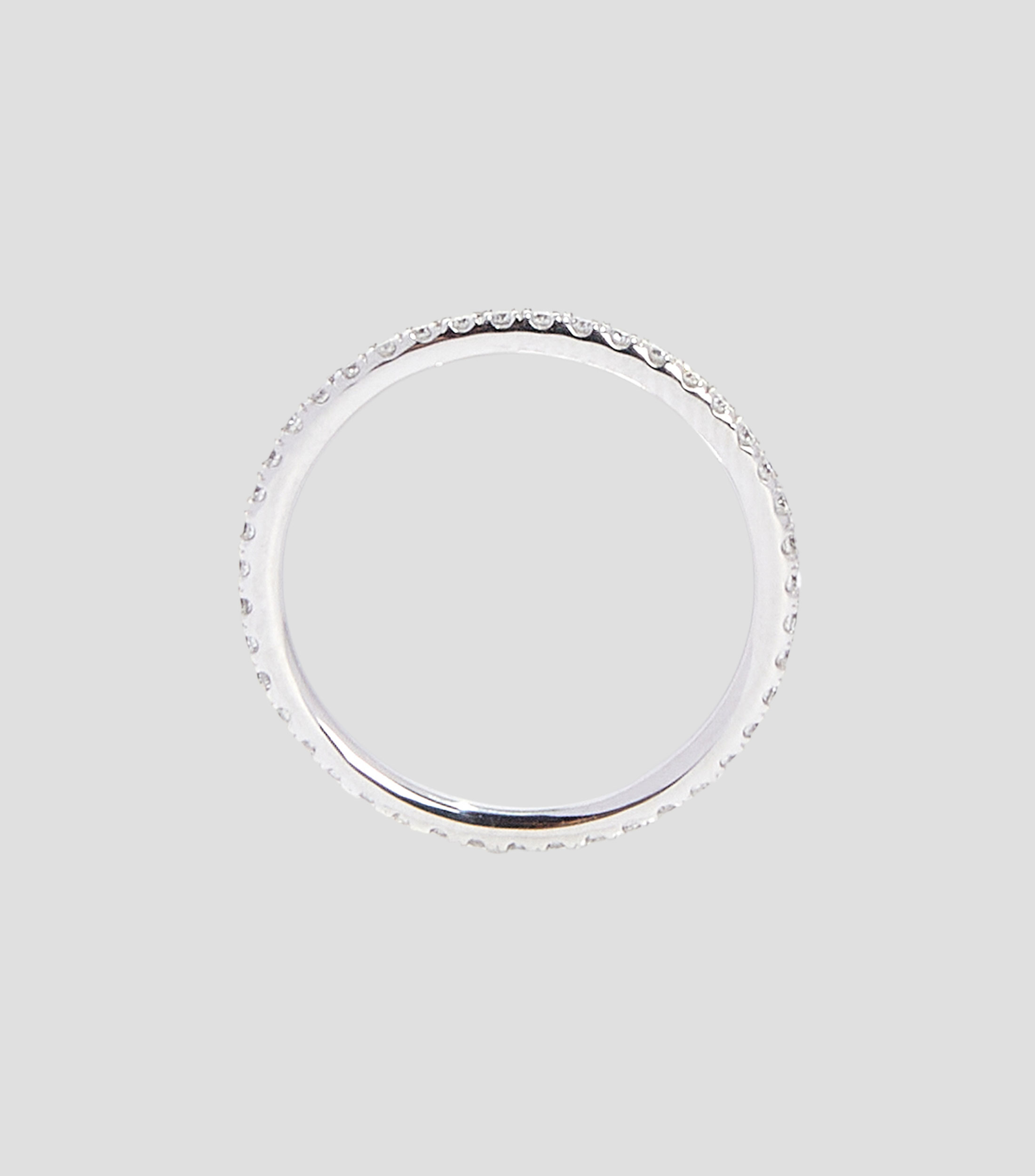Anillo Churumbela en oro blanco Mujer