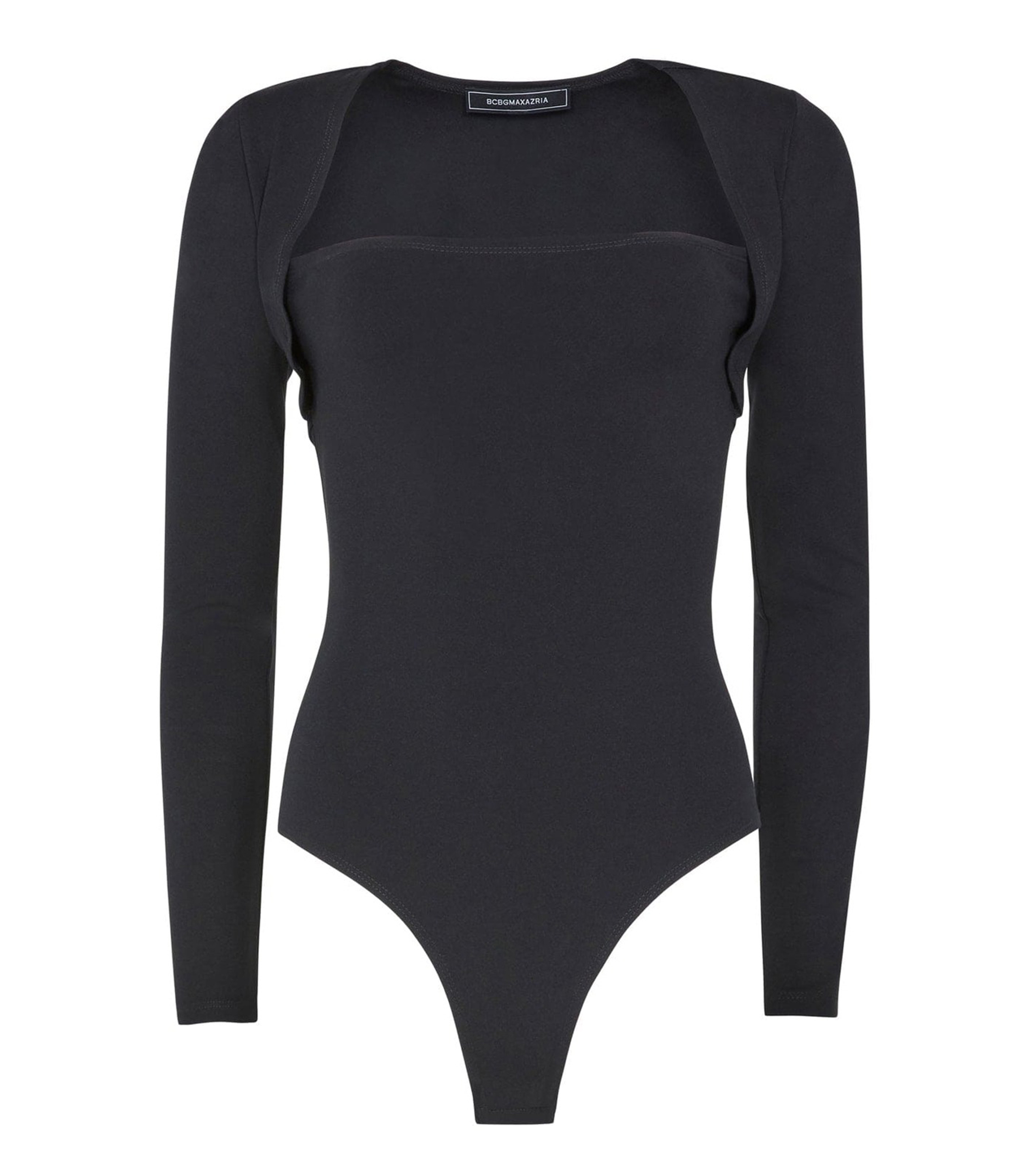 BCBGMAXAZRIA Body de cuello cuadrado manga larga Mujer - El Palacio de ...