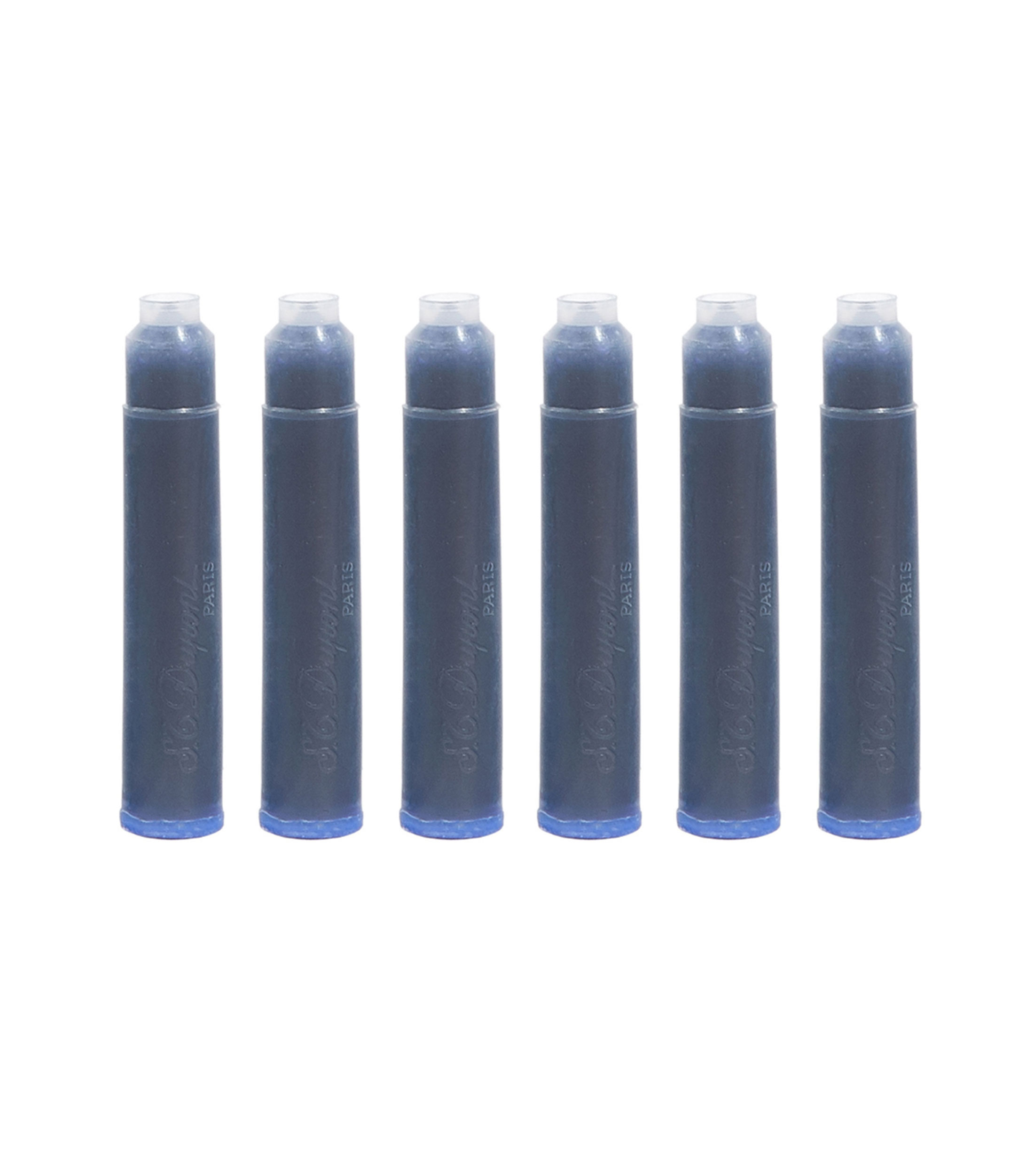 Set 6 Cartuchos de Tinta Azul para Pluma Fuente