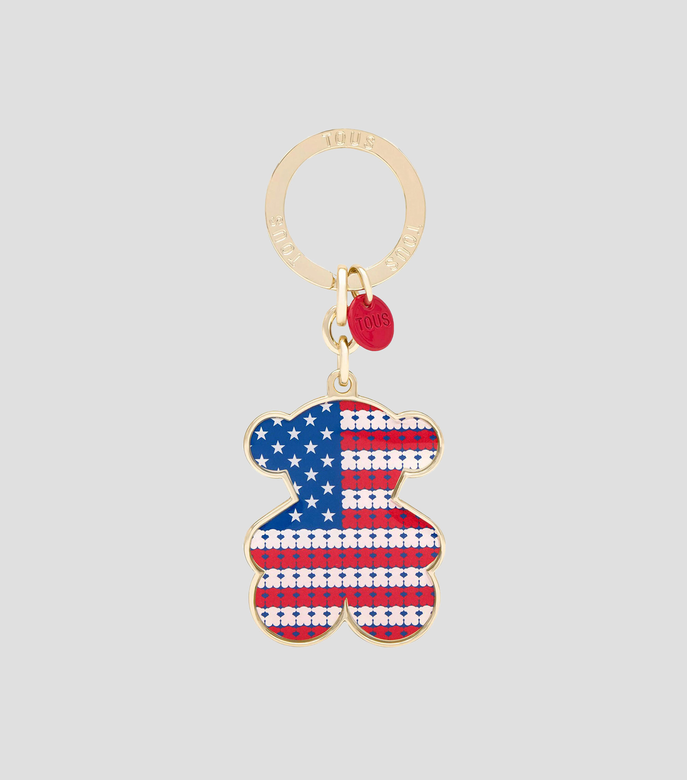 Llavero Oso bandera USA Contigo México Unisex