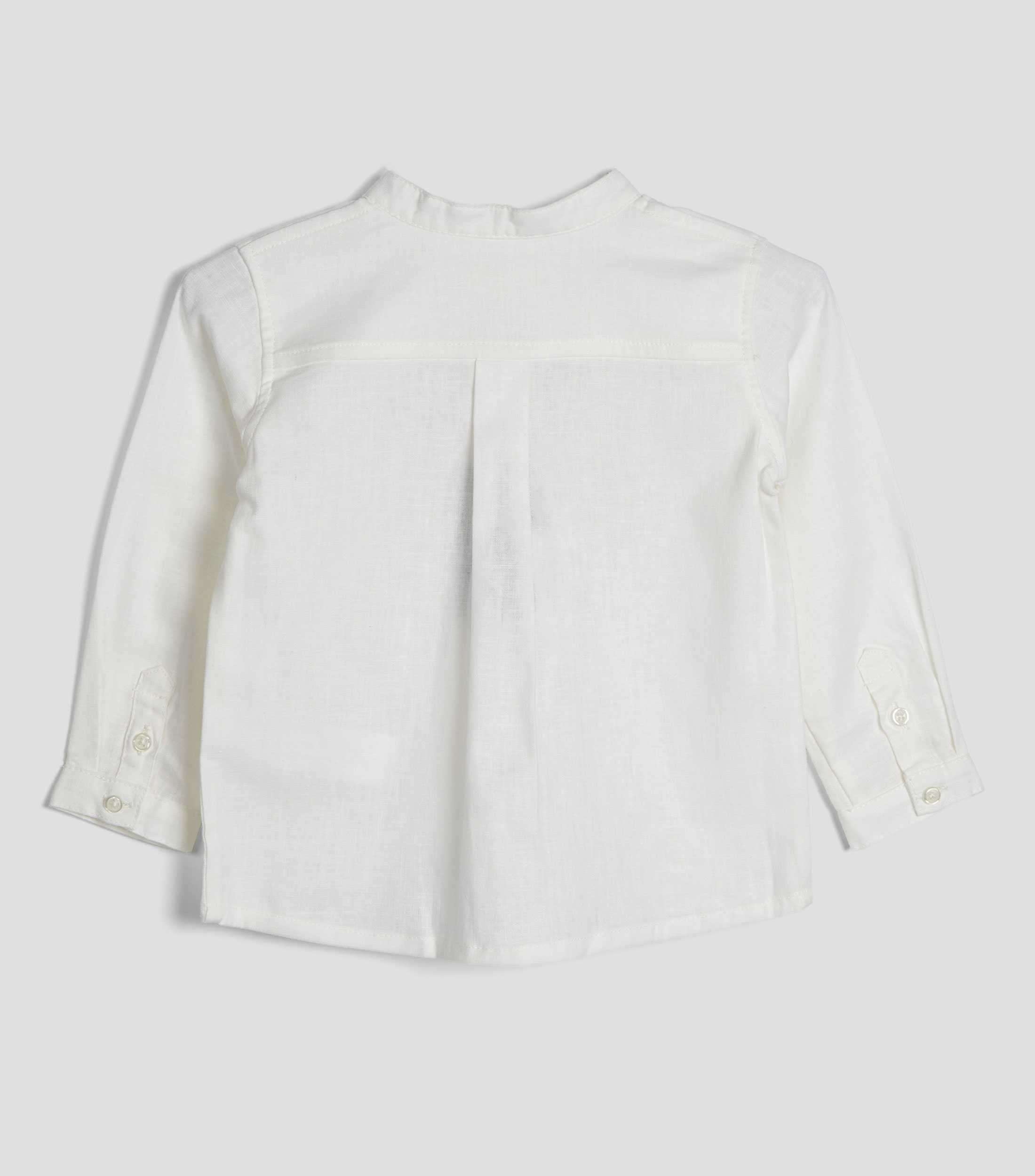 Camisa lisa manga larga Niño