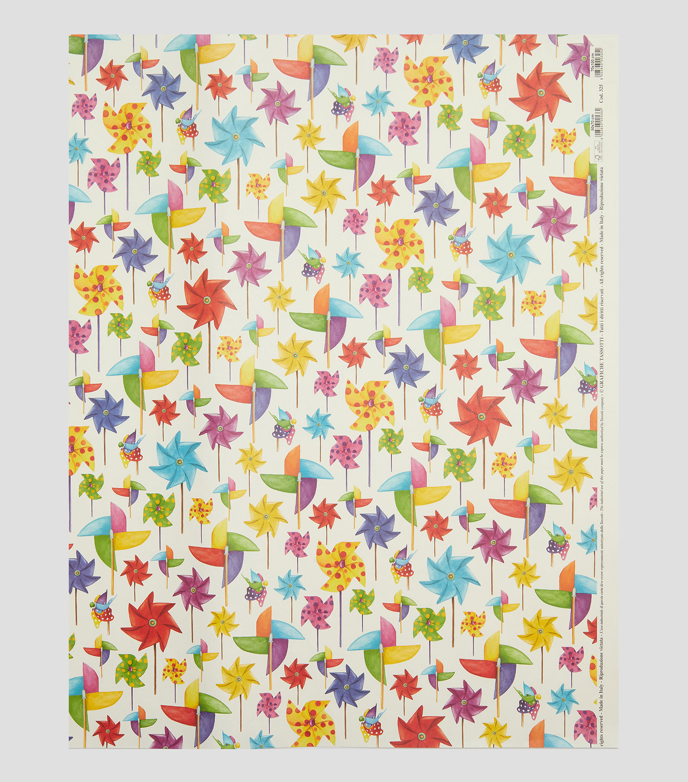 Pliego de papel Rehiletes estampado