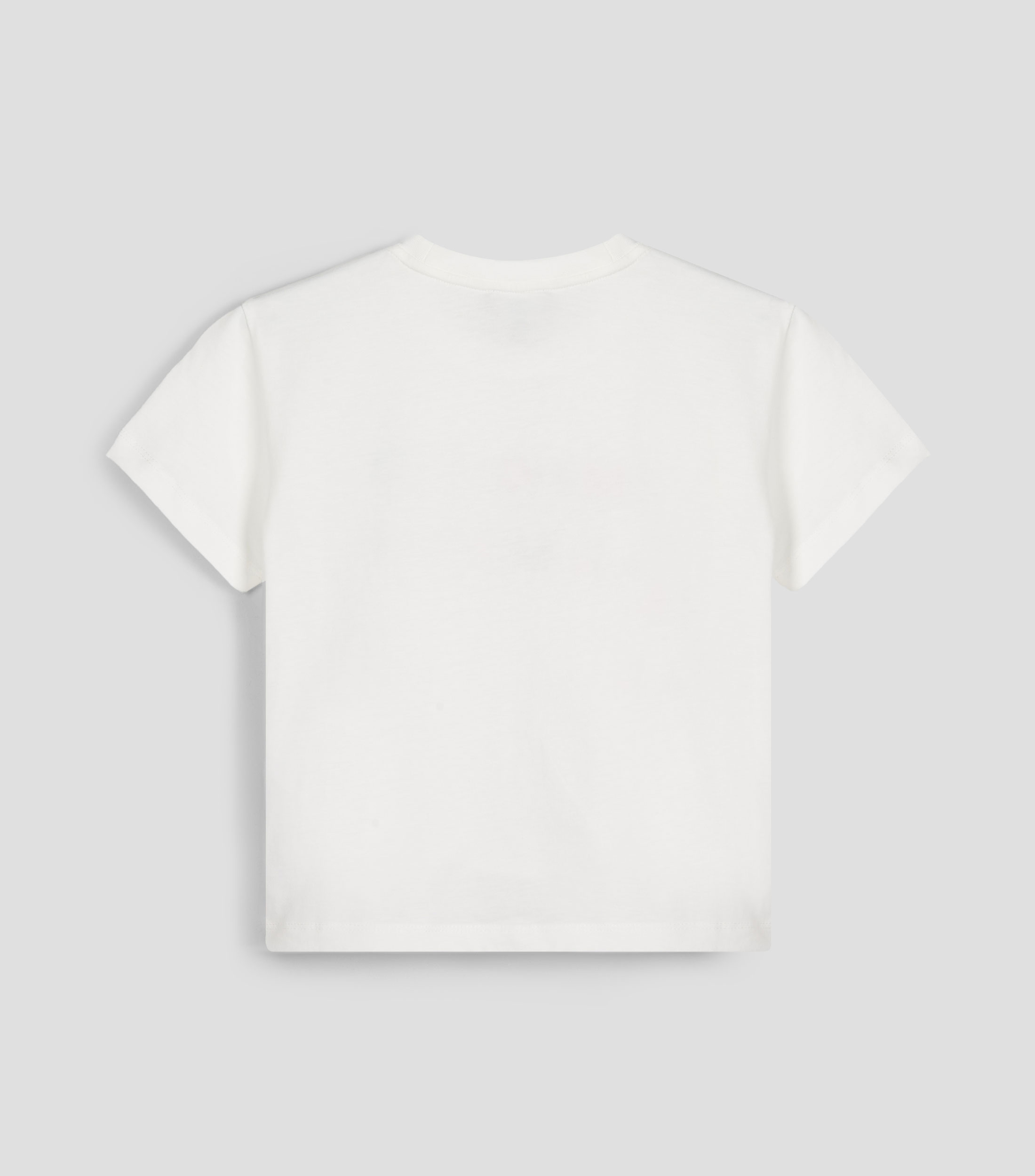 Playera cuello redondo manga corta lisa Niña