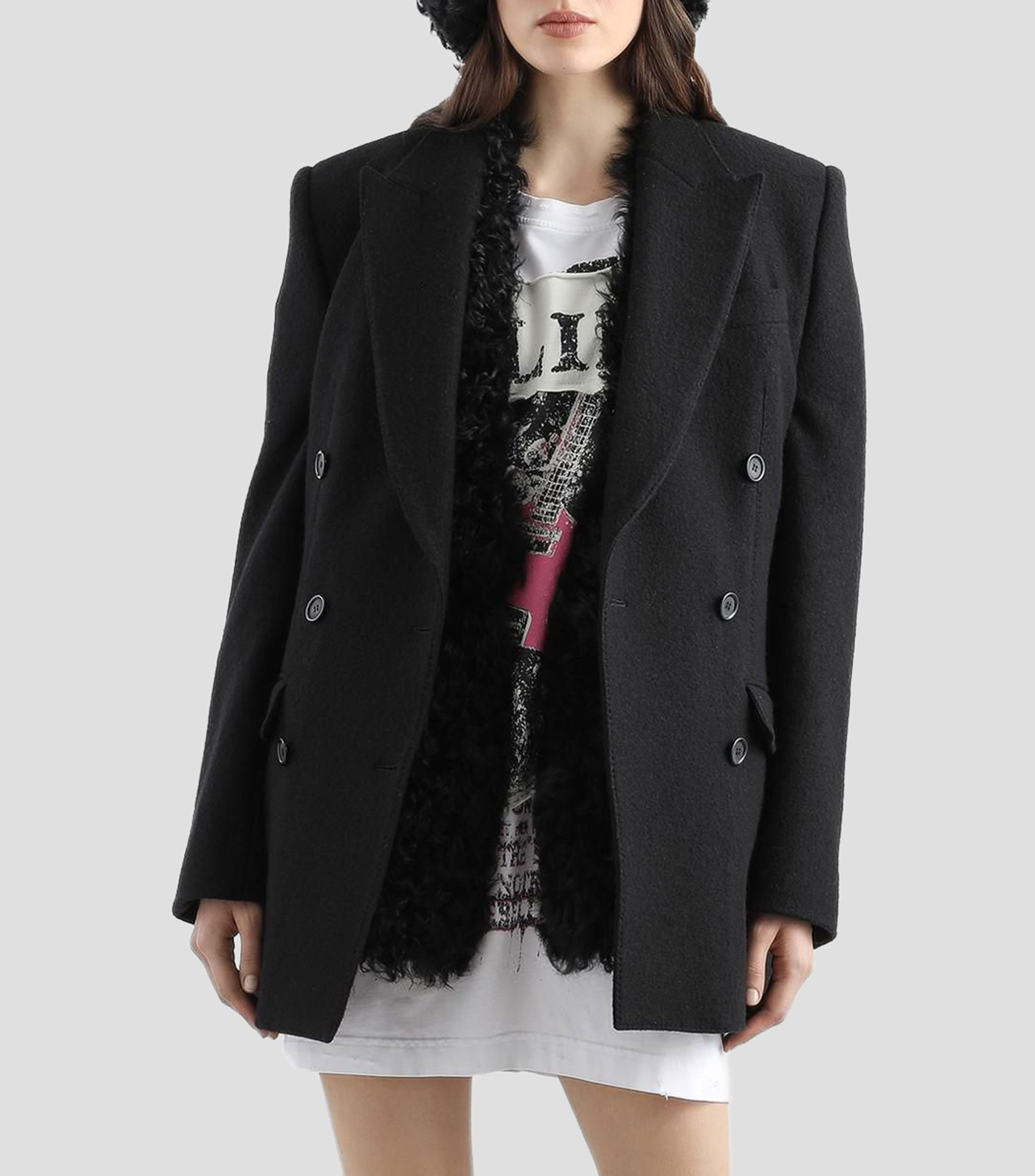 Saco liso Mujer
