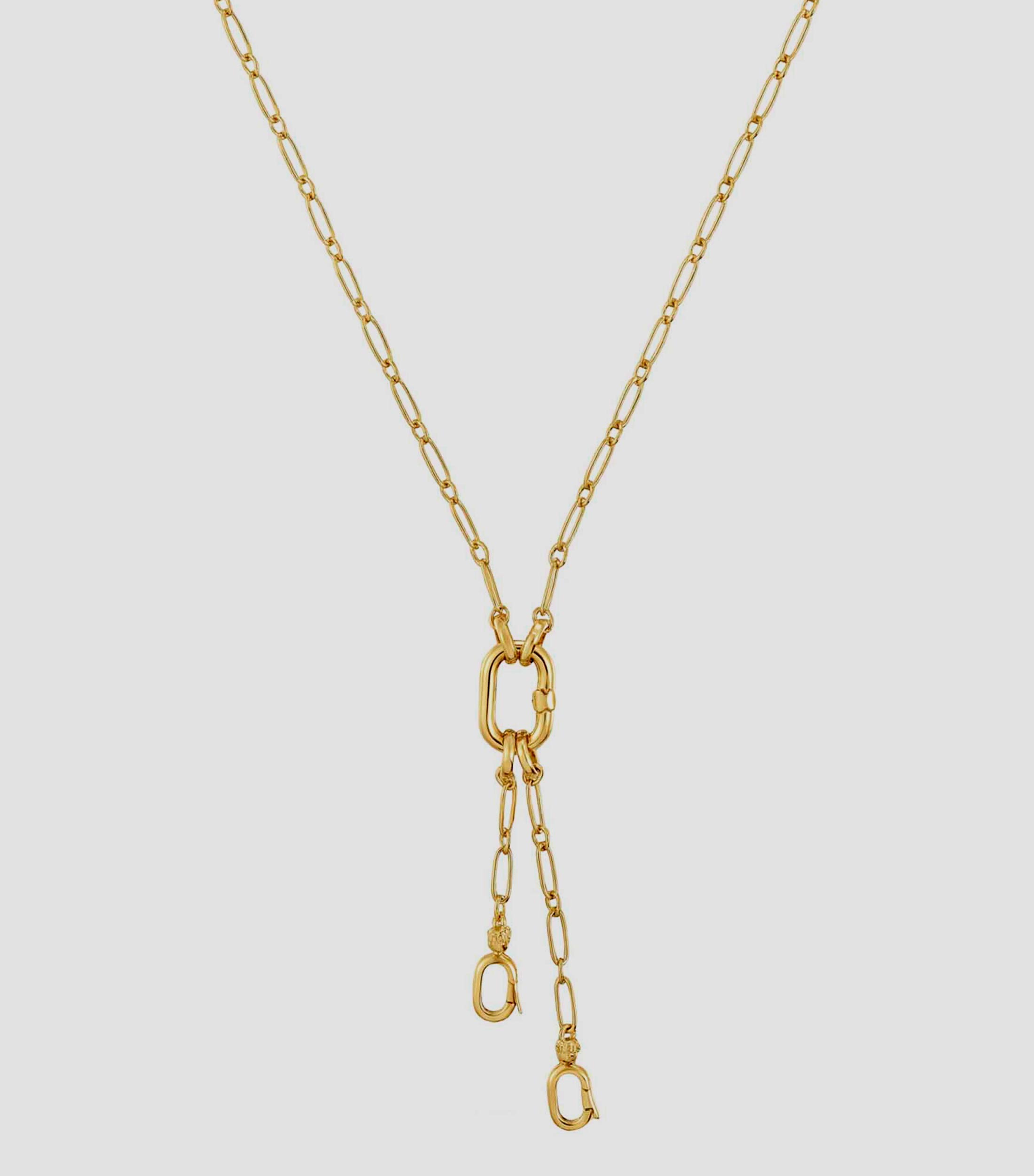 Collar Entrelazado con Anilla Unisex