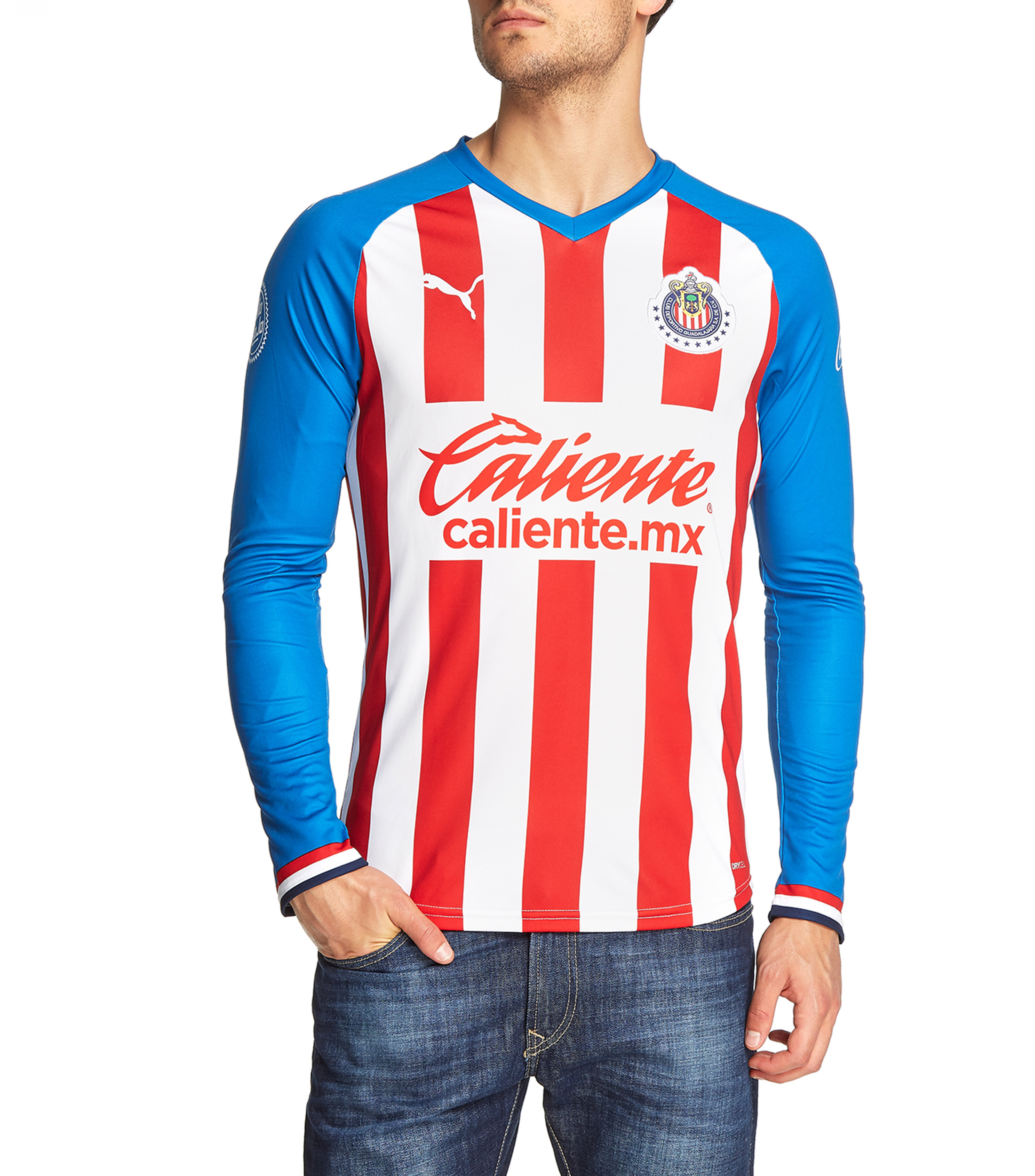Puma Jersey Club Chivas Local manga larga para Hombre