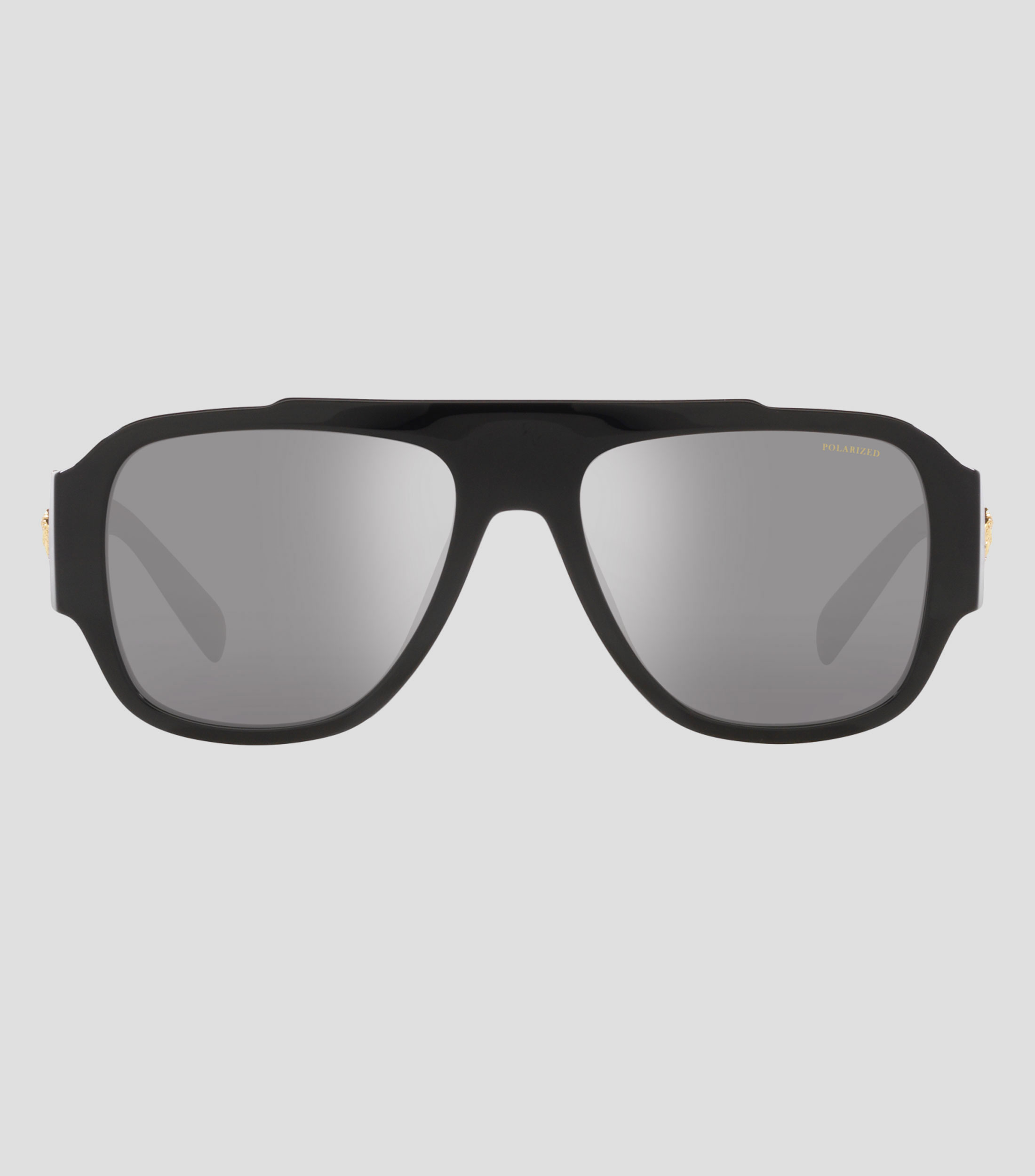 Lentes de sol aviador negros Hombre