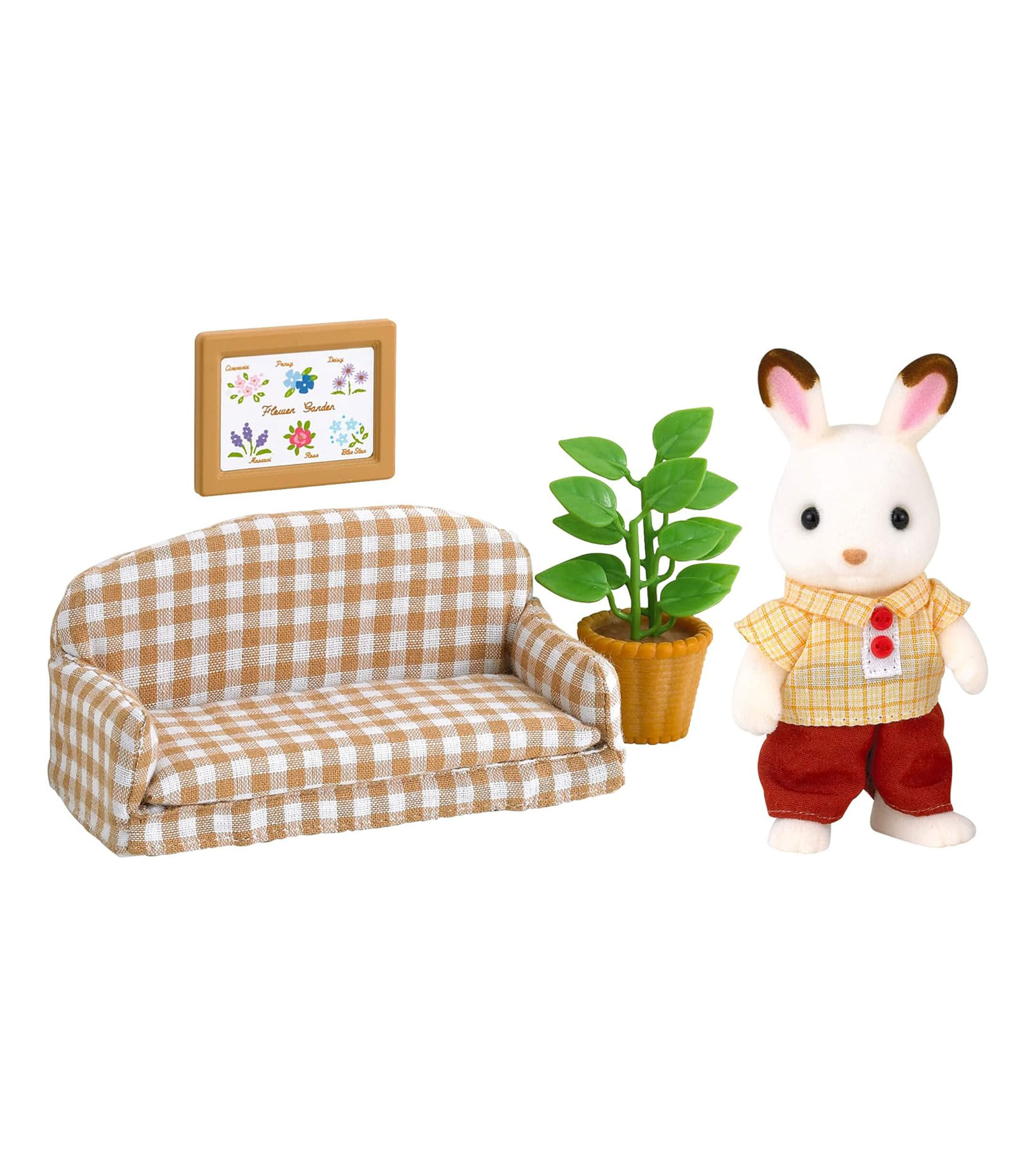 Set de Sofa Frasier Conejo Chocolate