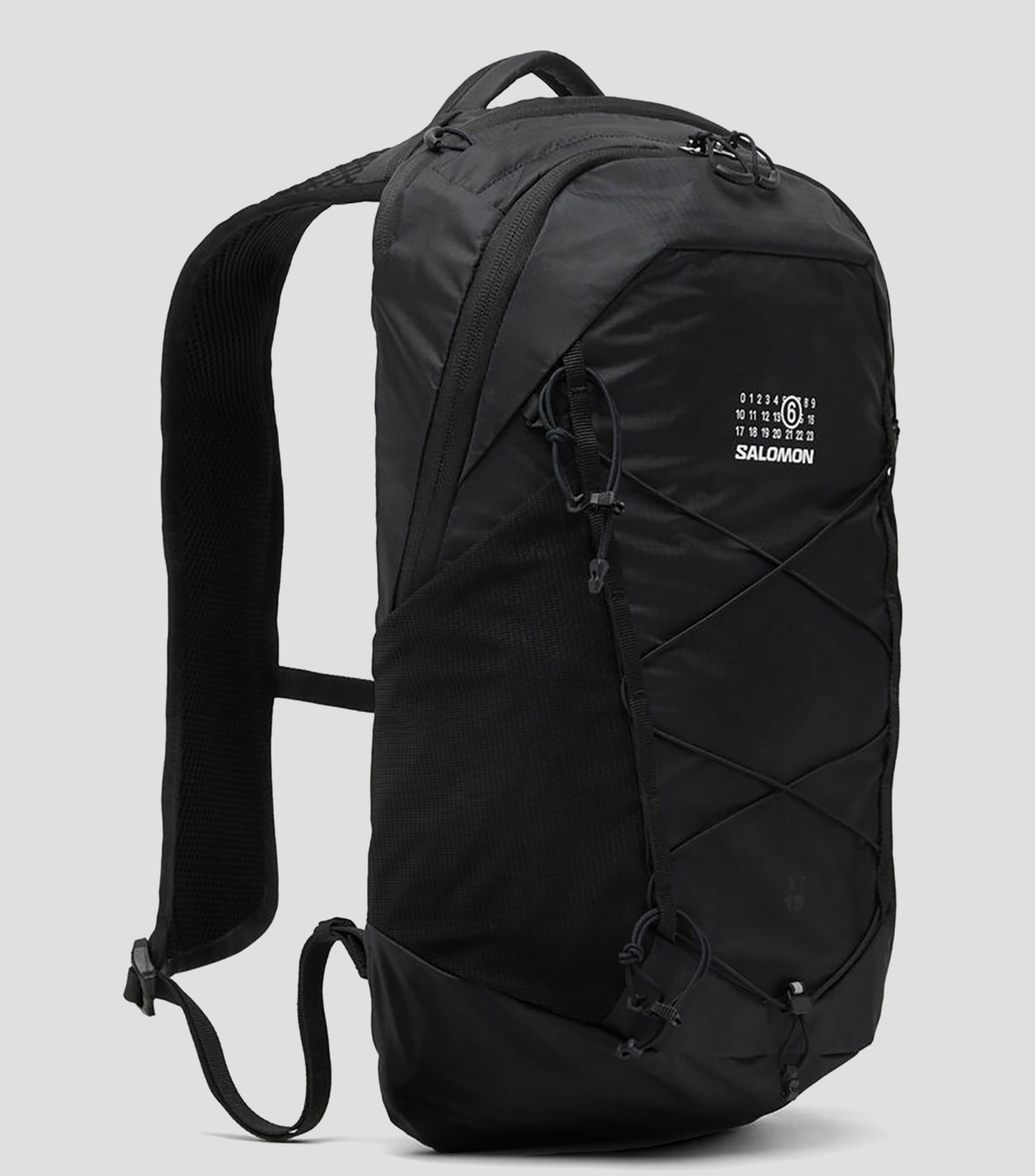 Mochila casual negra estampada Unisex