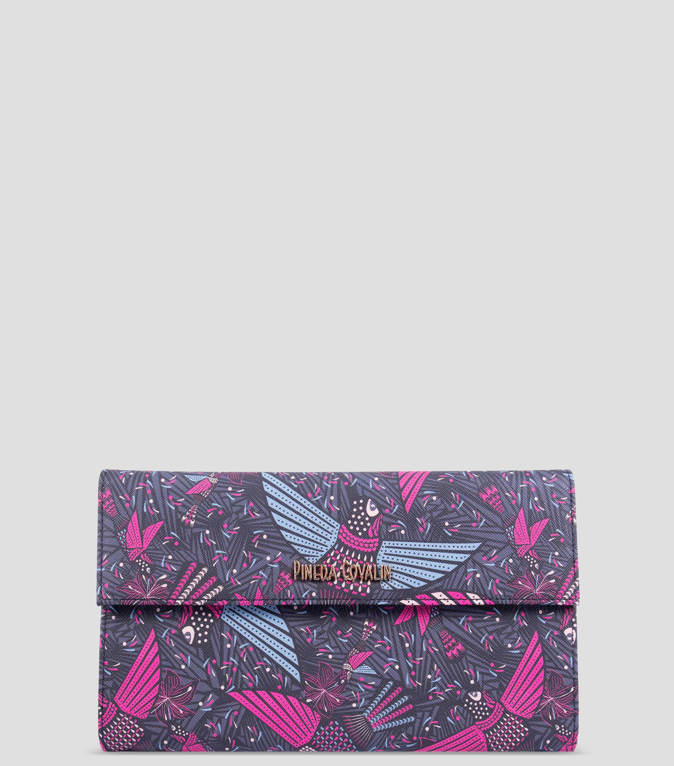 Bolsa clutch Colibri multicolor estampada Mujer