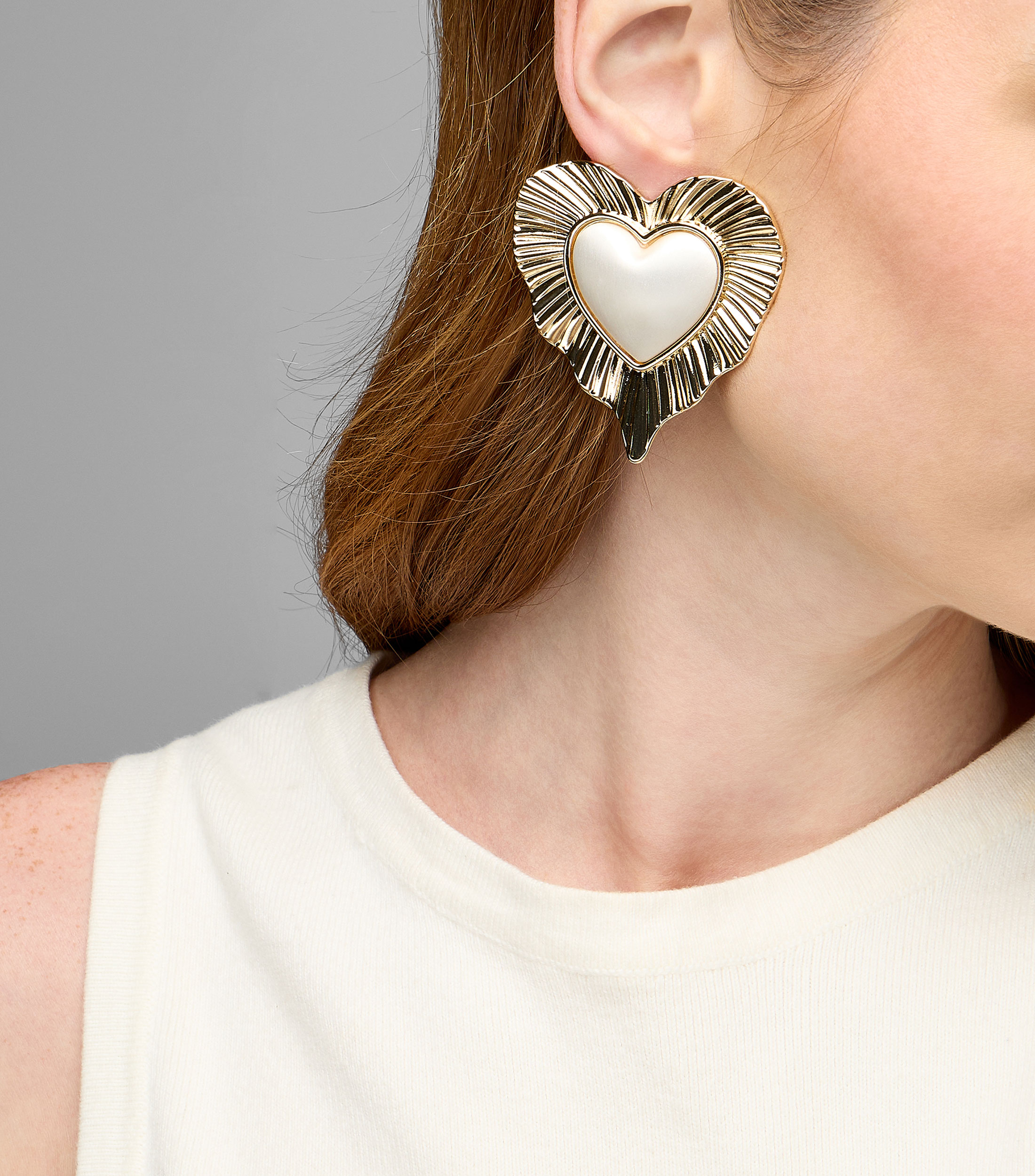 Aretes corazón Valentine Mujer