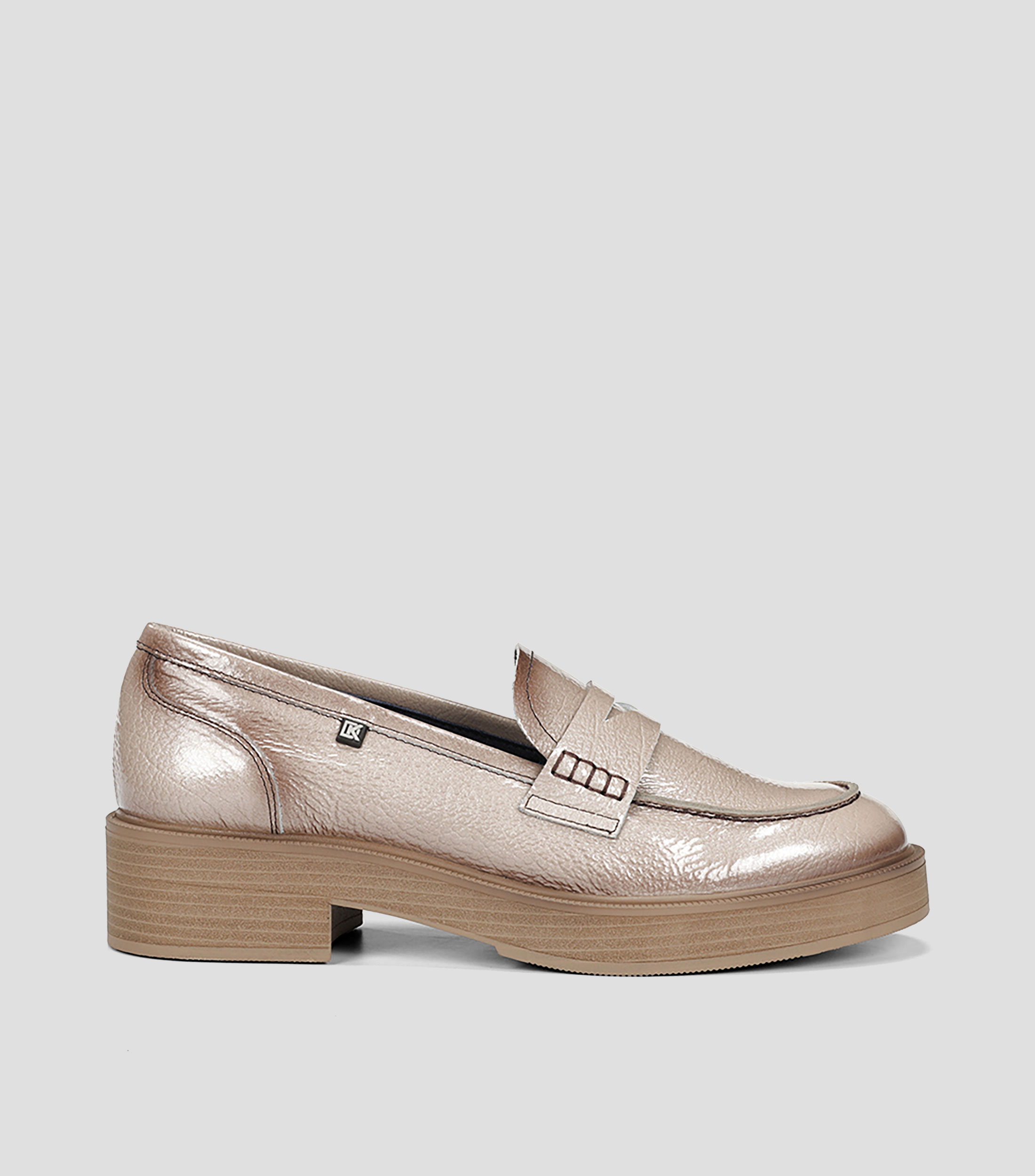Mocasines en piel Mujer