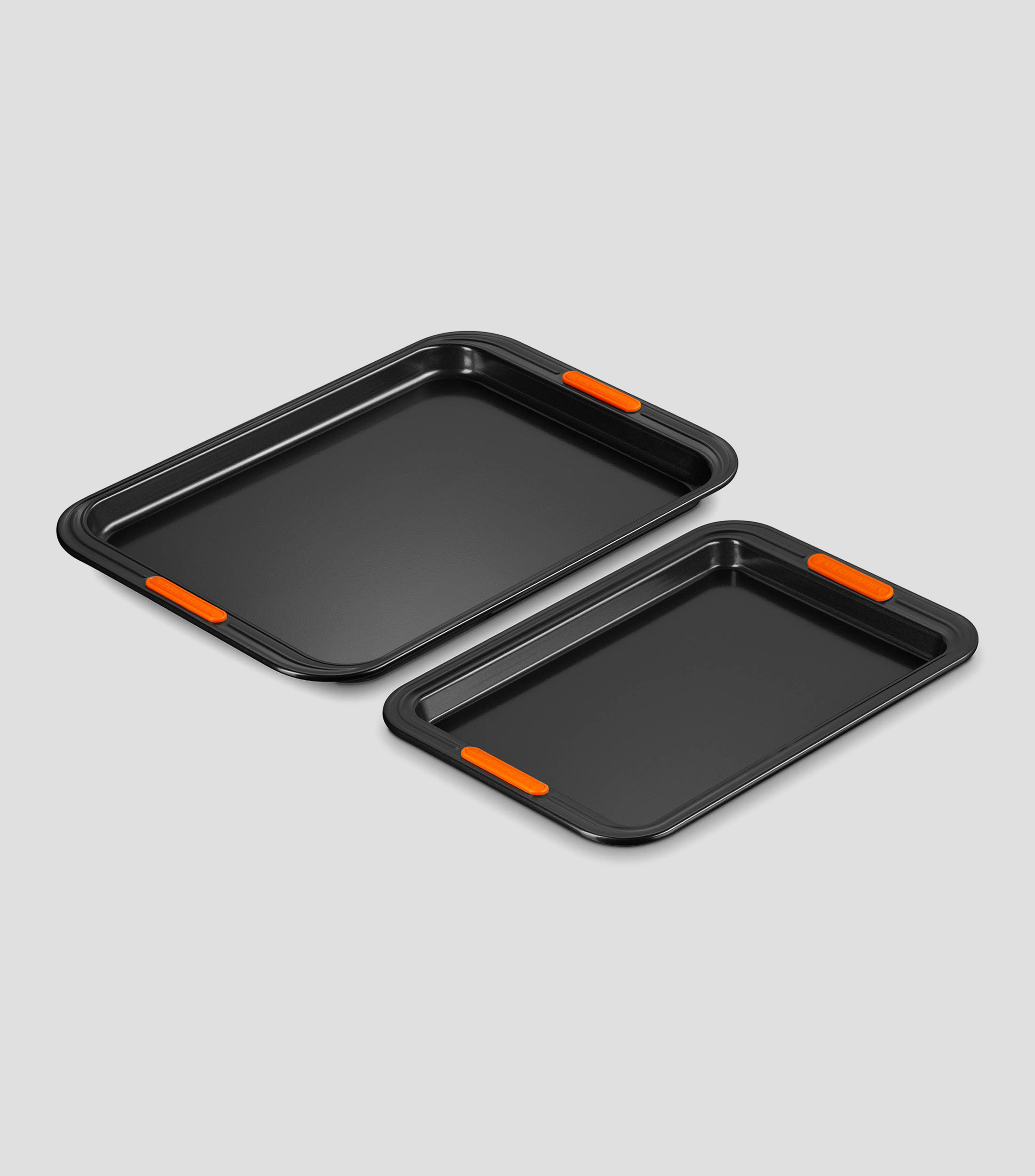 Set 2 charolas para hornear Bakeware Negro