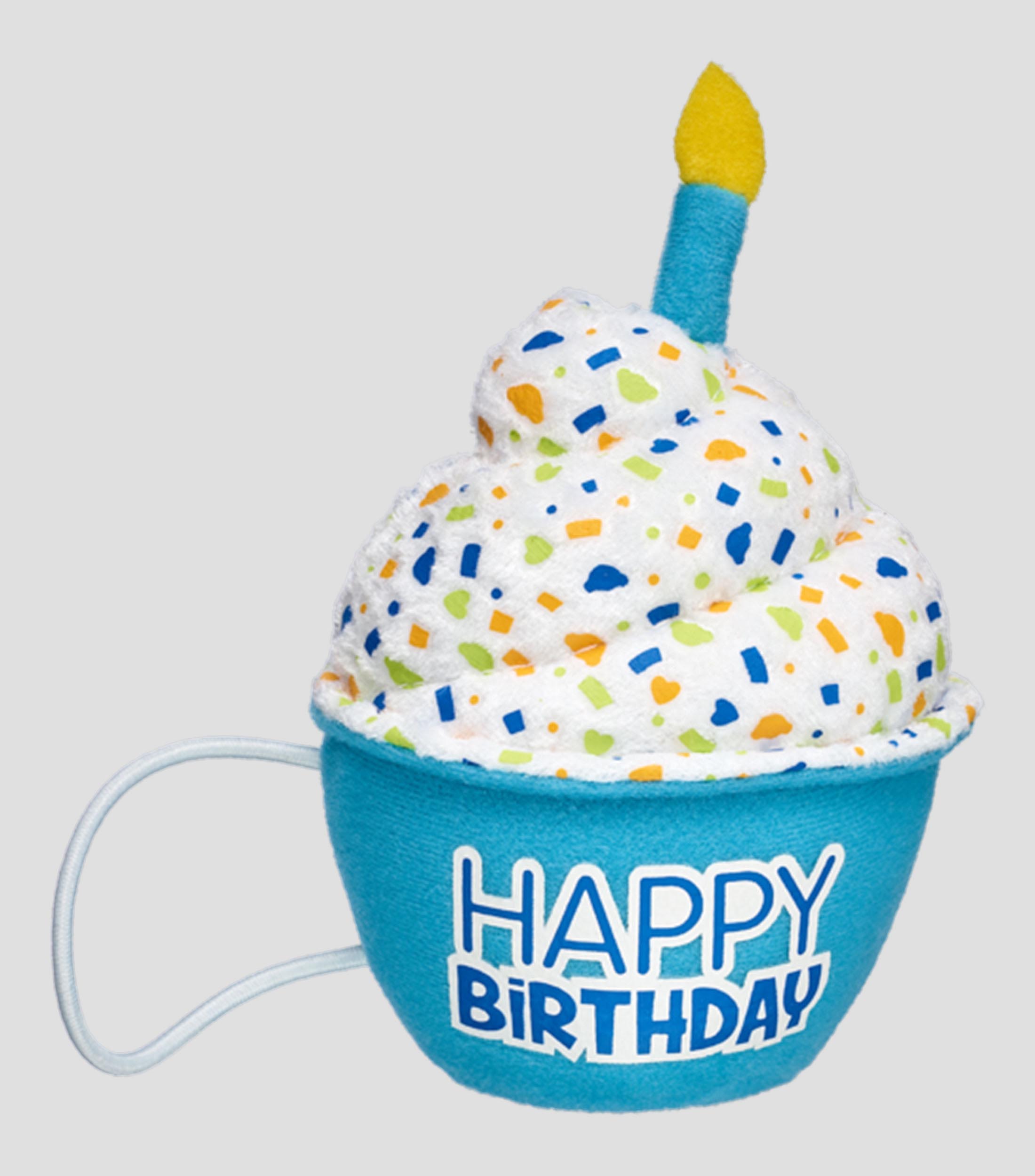 Cupcake de Cumpleanos Azul