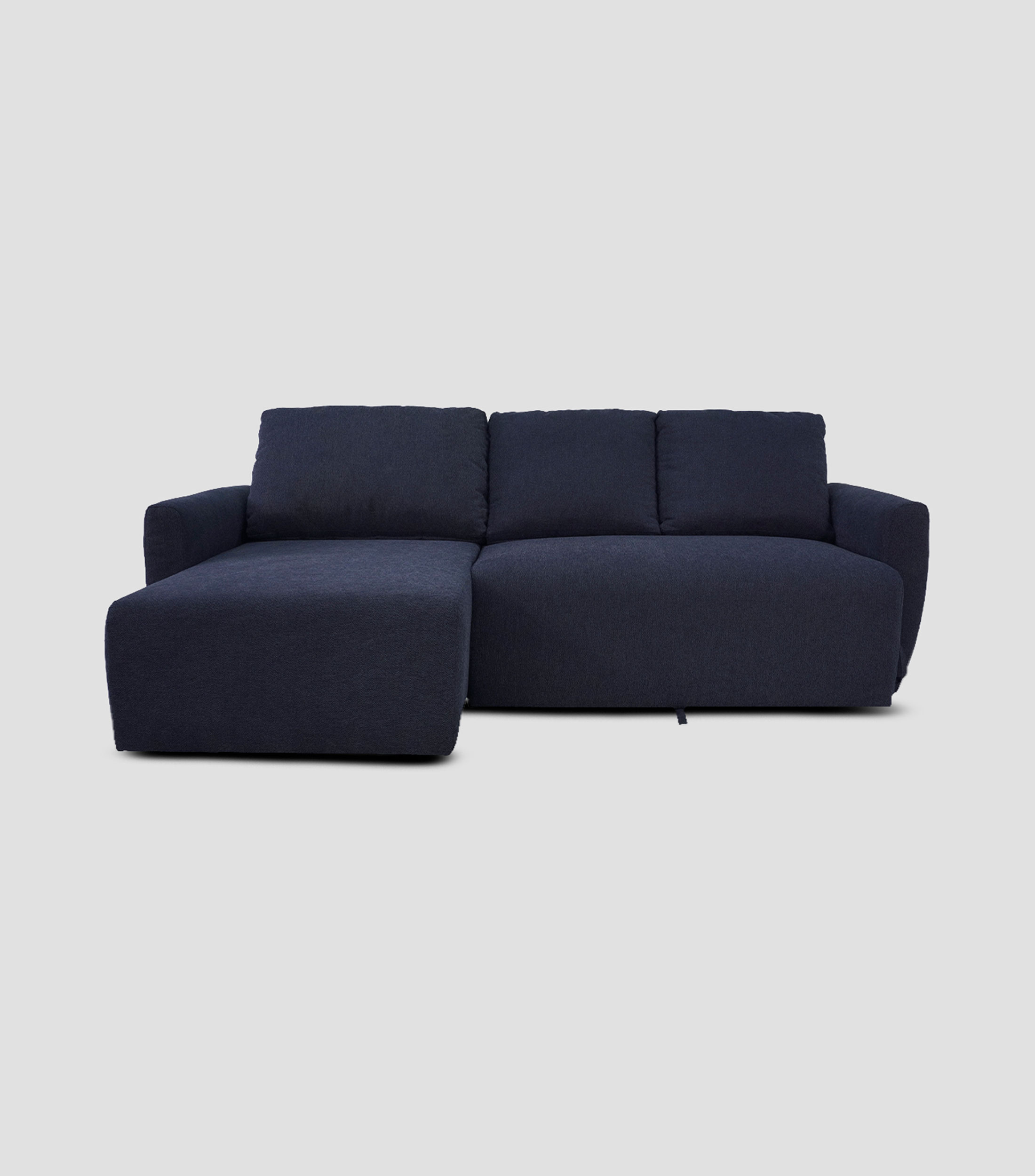 Sofá Cama en tela azul