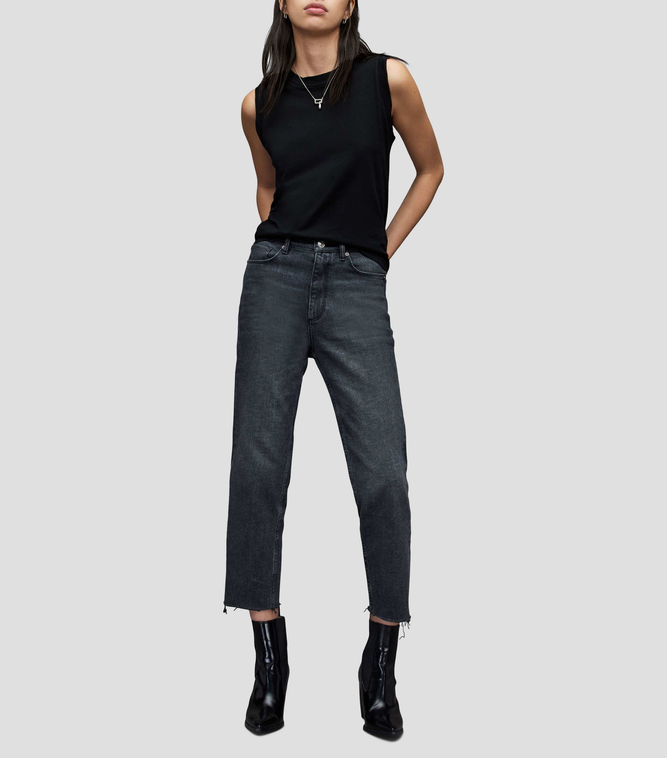 Tank de cuello redondo Mujer