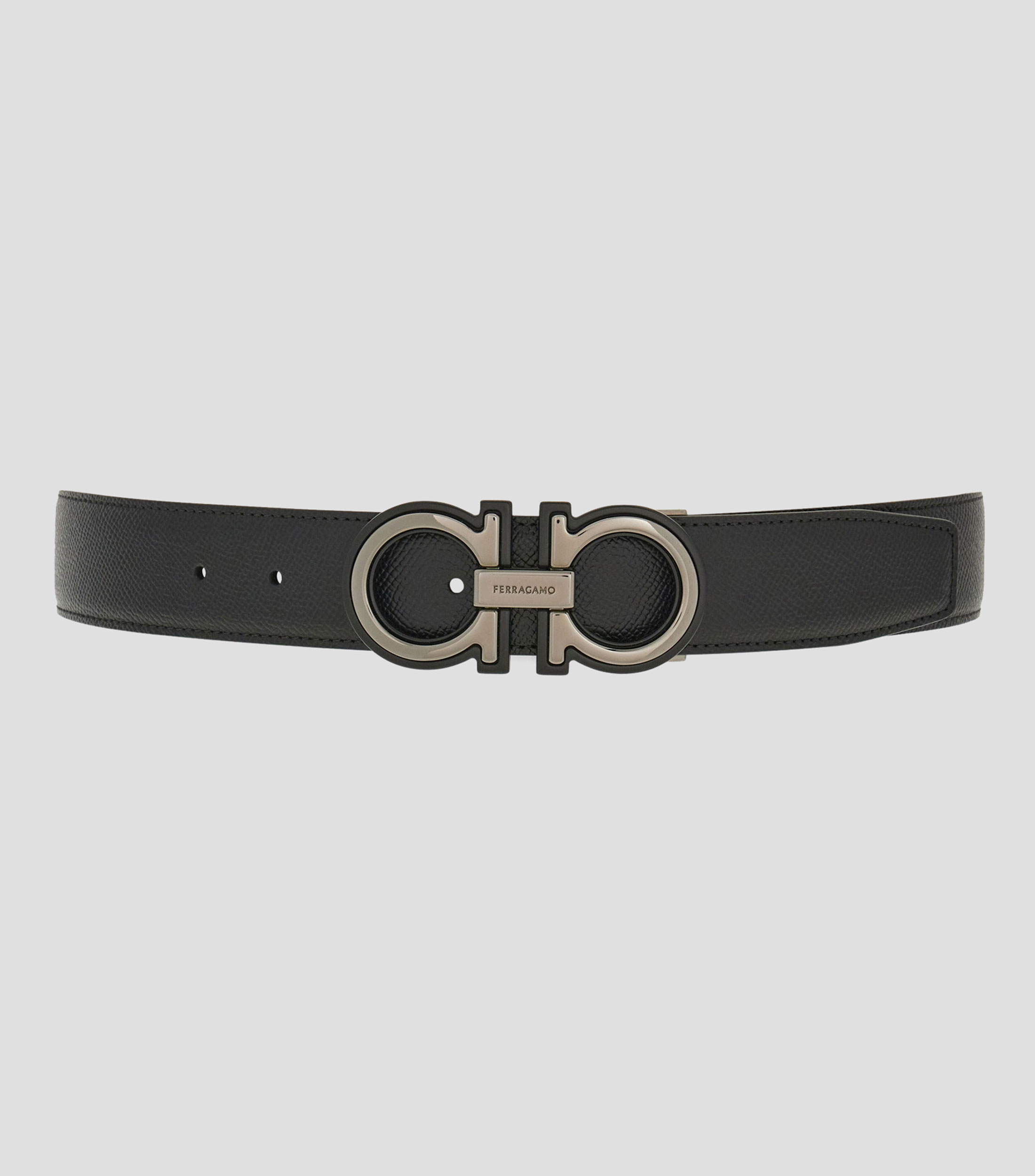 Cinturón reversible y ajustable Gancini Hombre
