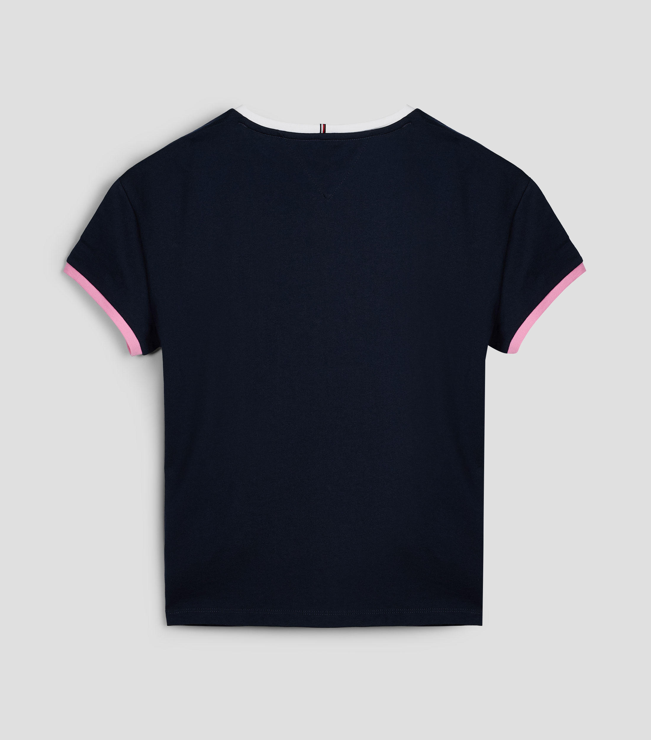 Playera cuello redondo manga corta estampada Niña