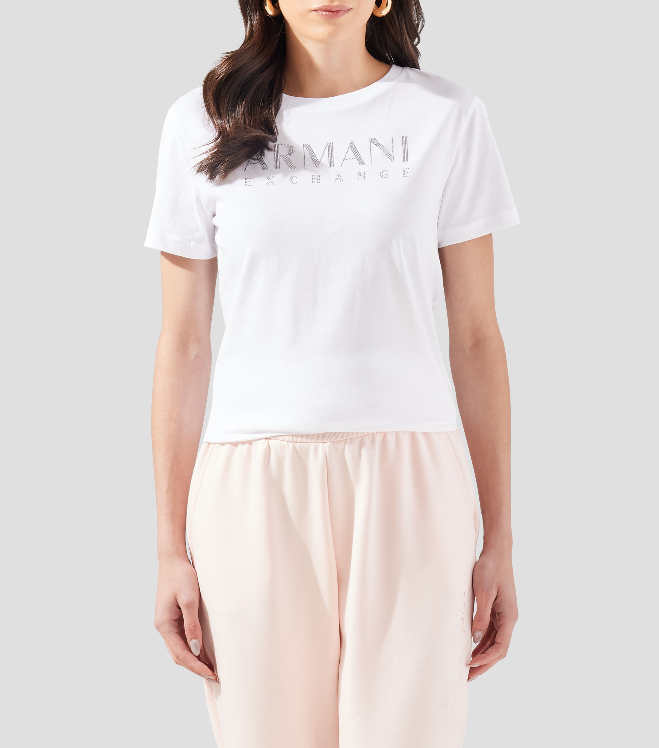 Playera cuello redondo manga corta logo fantasía Mujer