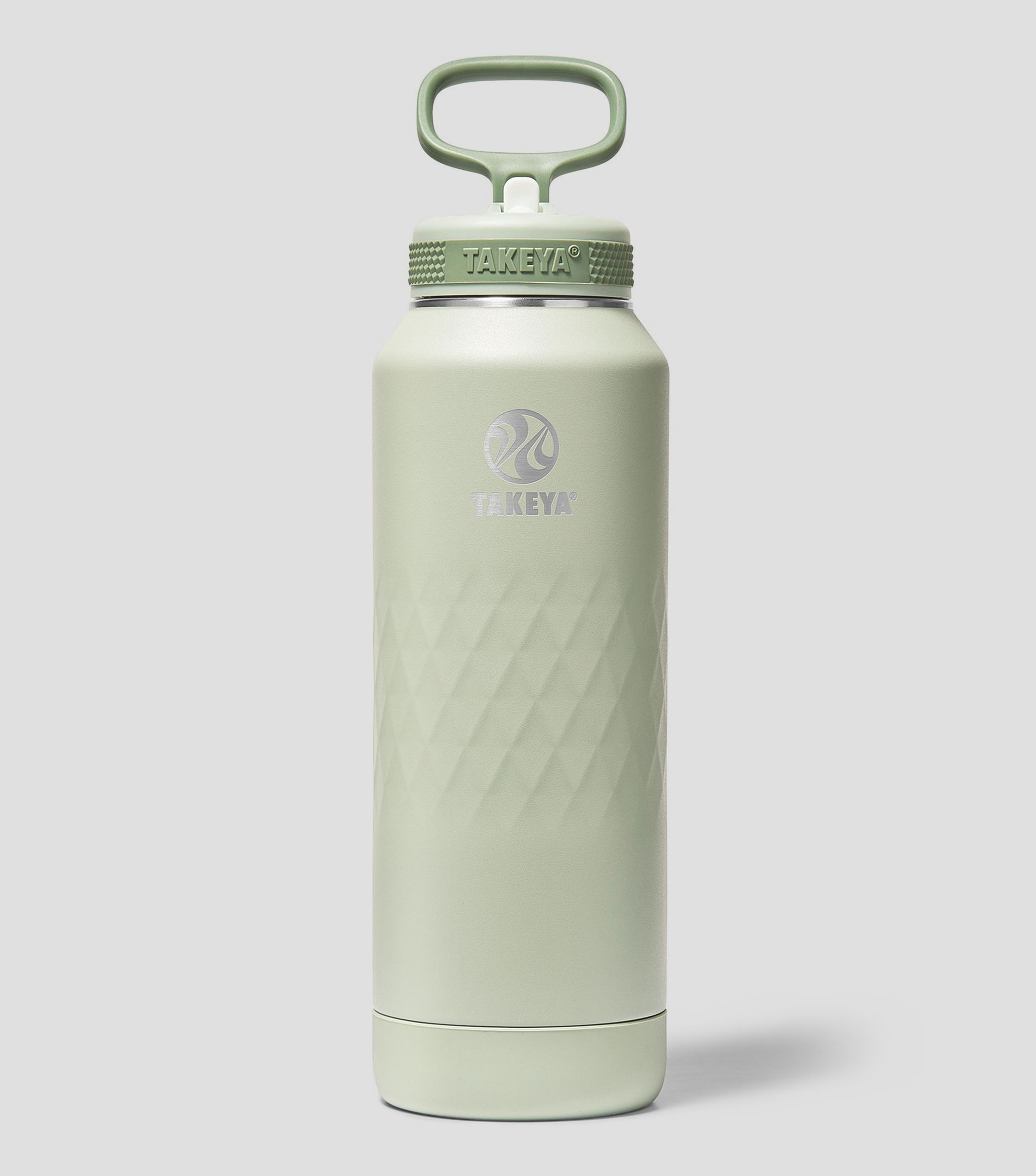 Botella Core con popote Verde