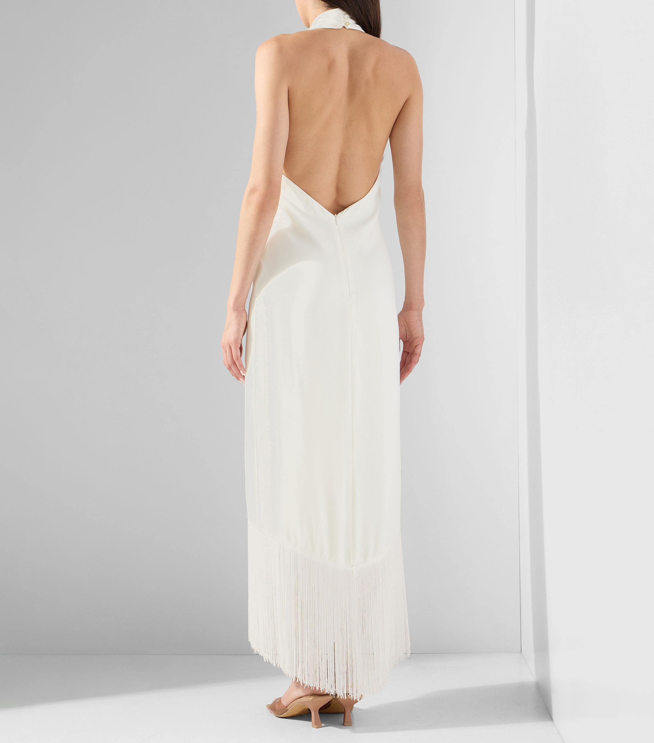 Vestido de fiesta midi liso Pepa Mujer