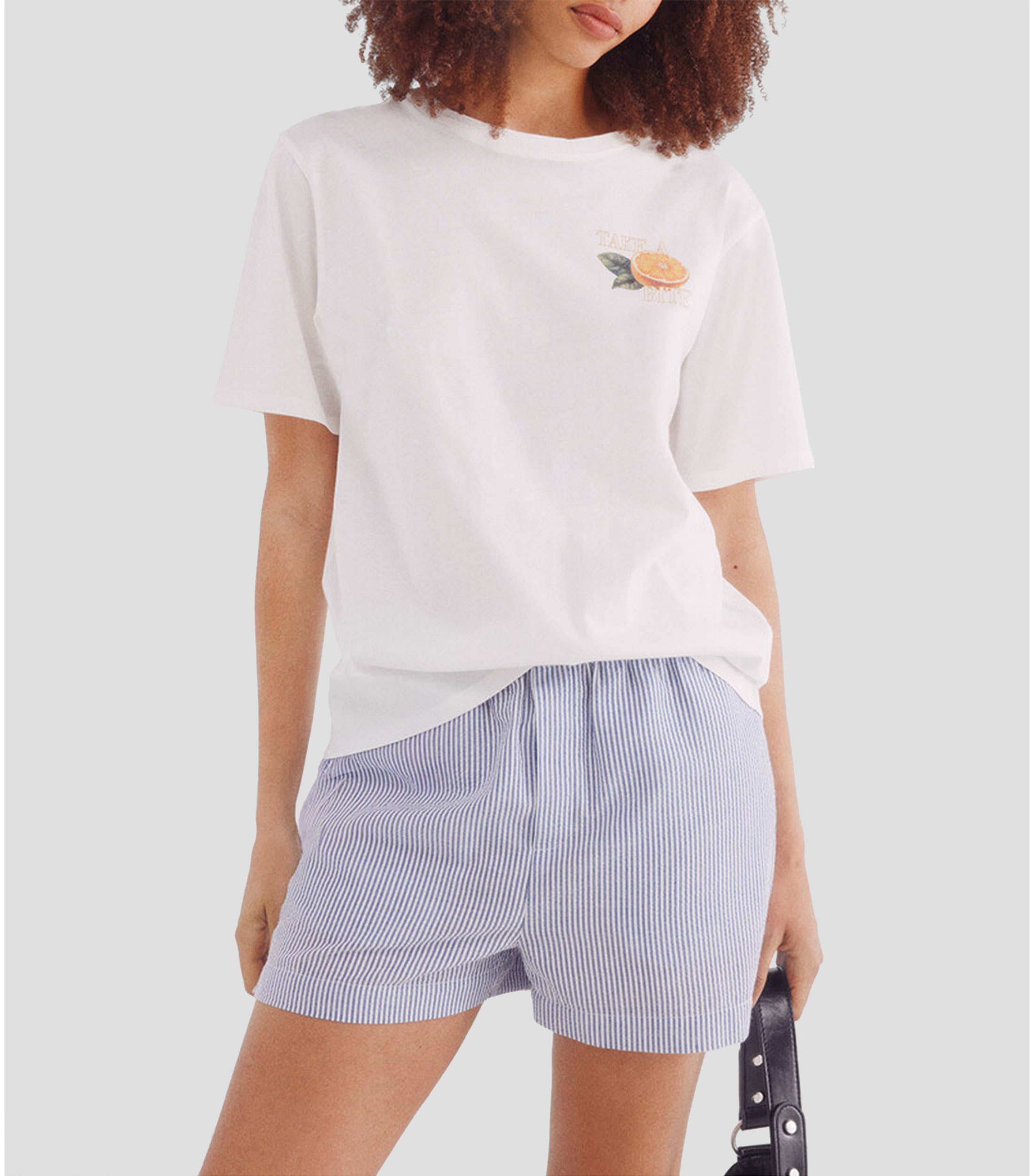 Playera estampada de manga corta Mujer