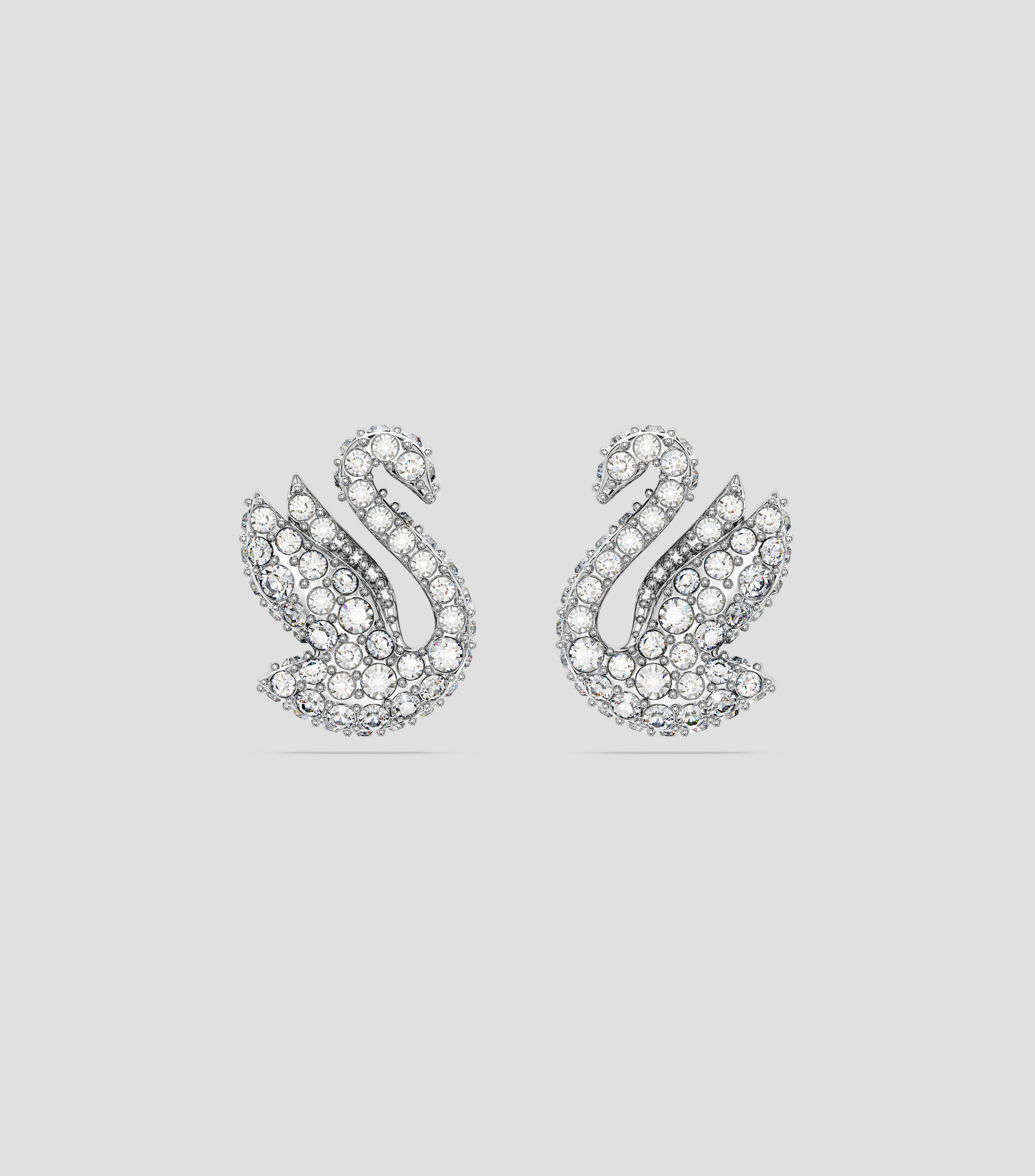 Aretes con cristales Iconic Swan Mujer