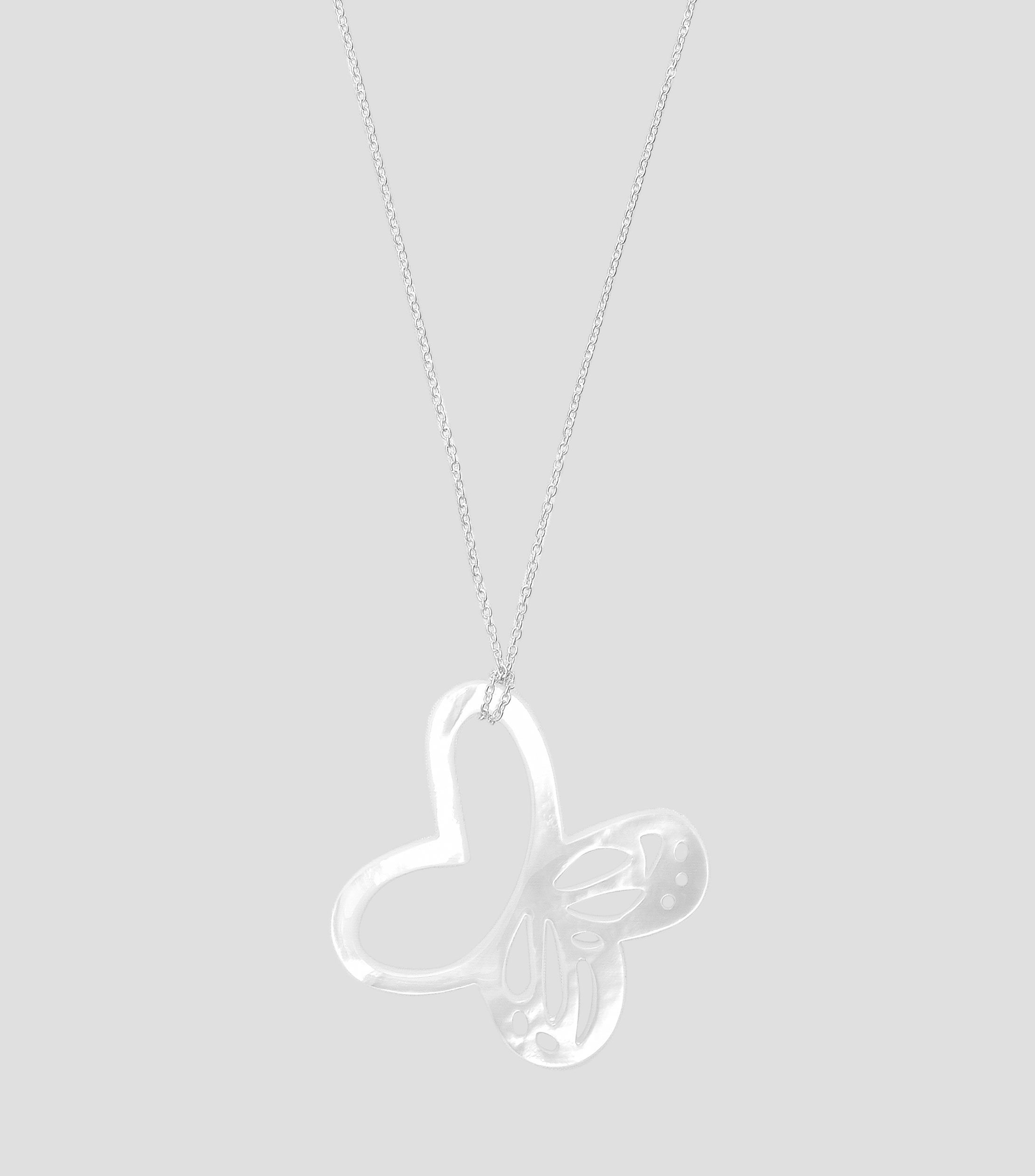 Dije mariposa en plata Mujer