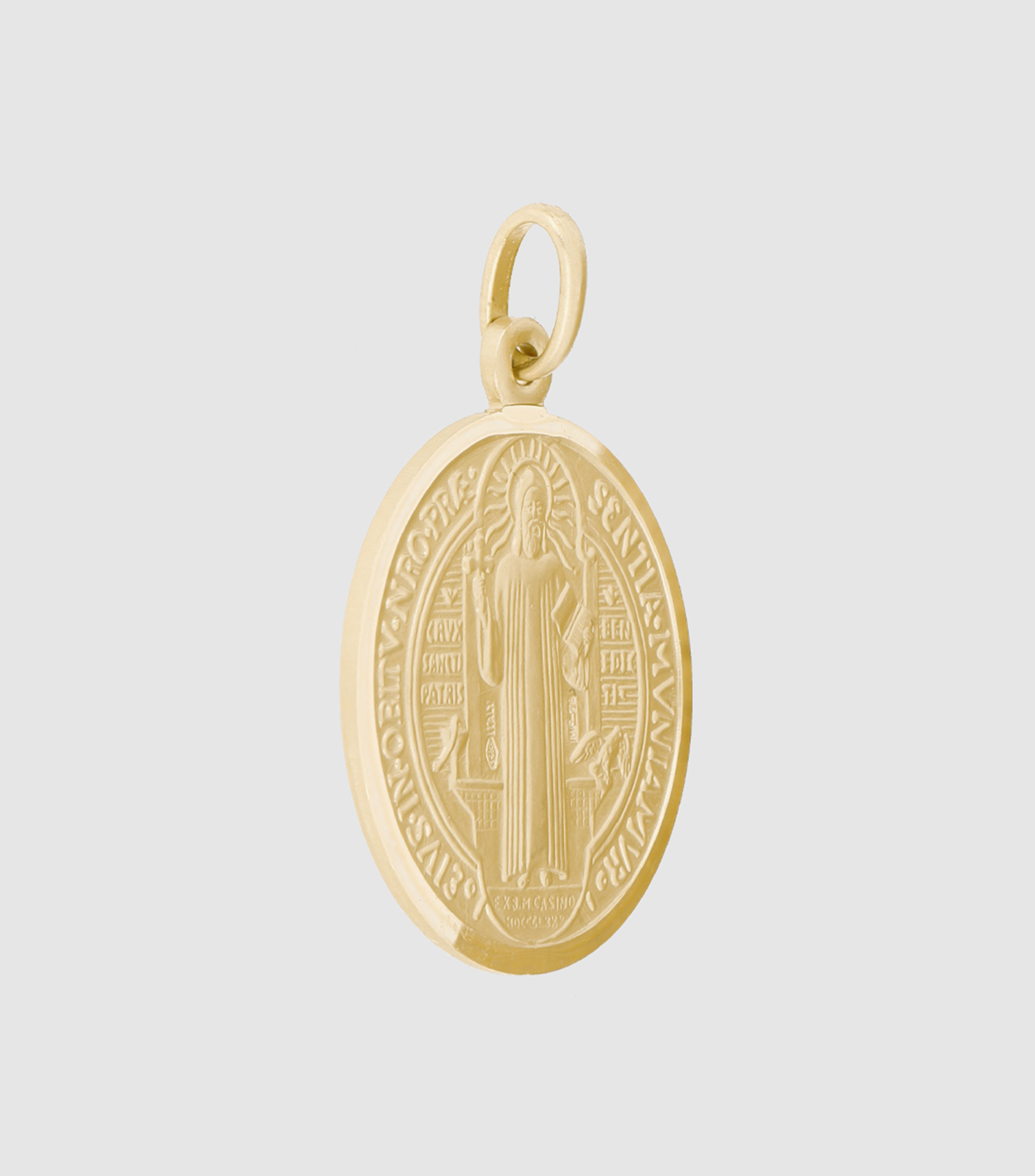 Medalla en Oro de 14 Kilates San Benito Dinasti Unisex