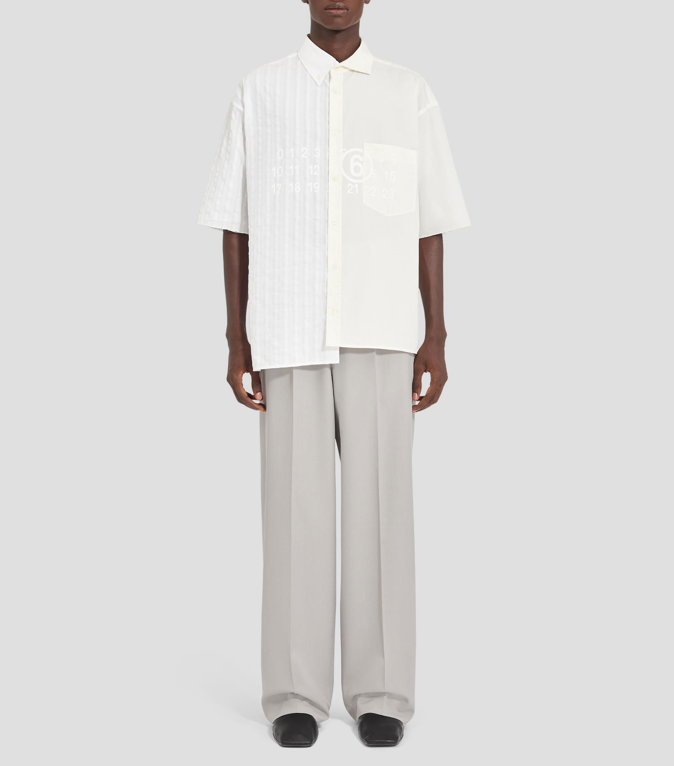 Camisa estampada de manga corta Hombre