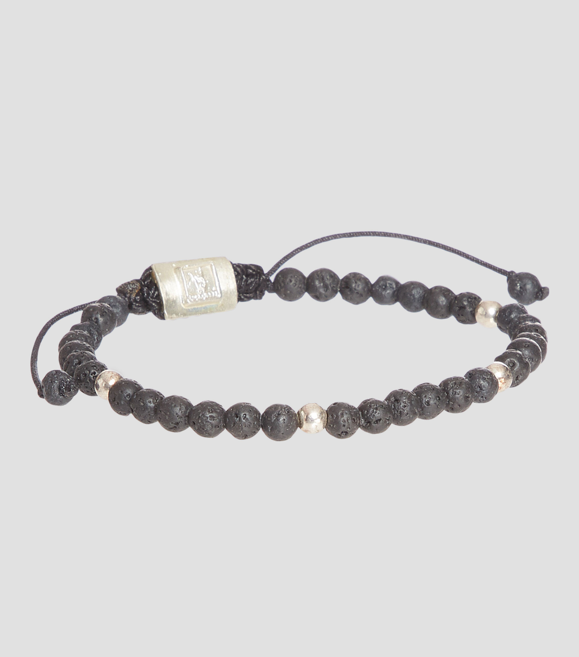 Pulsera con piedra volcánica Hombre