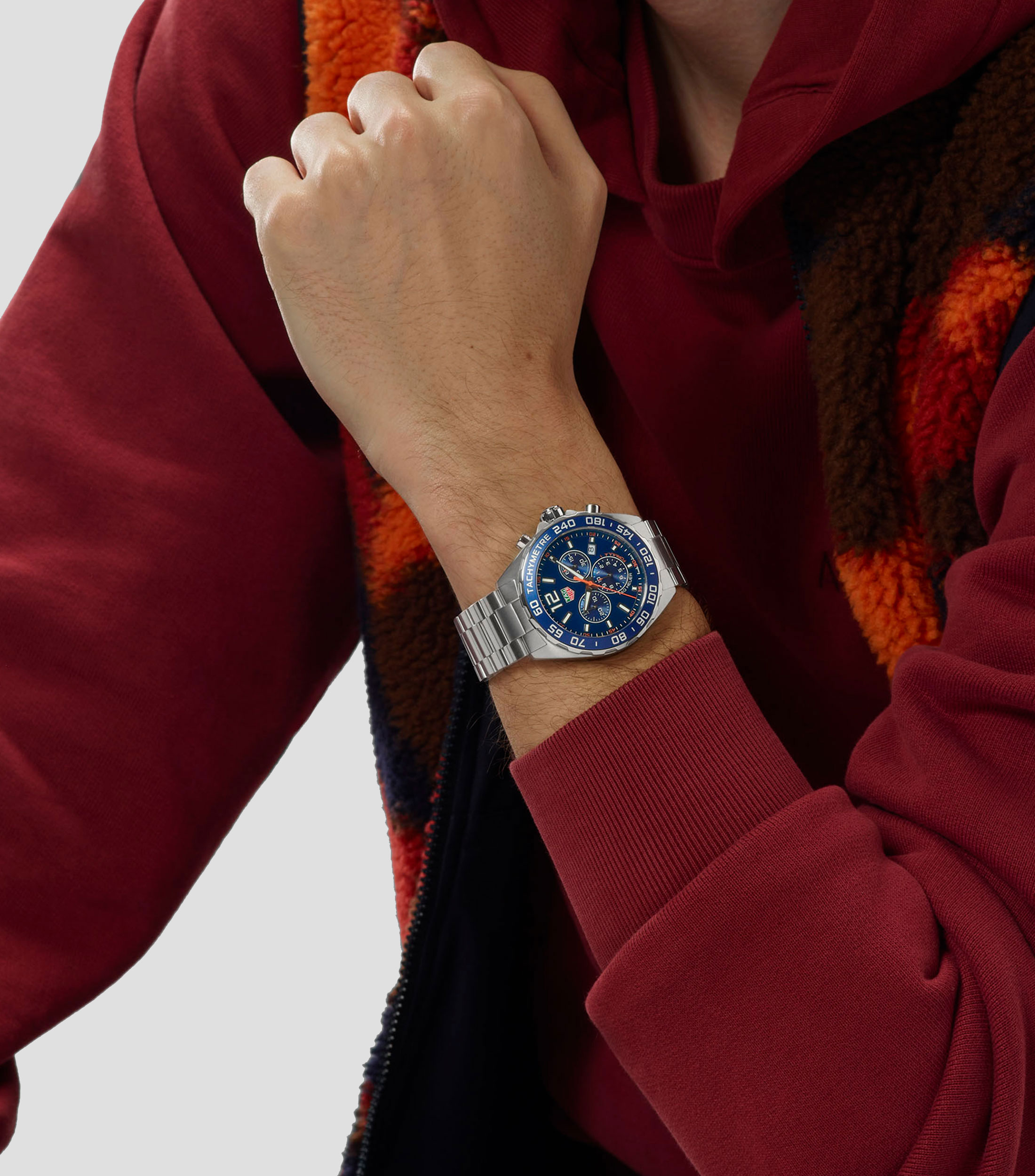 Reloj para Hombre Formula 1 Casual Plateado