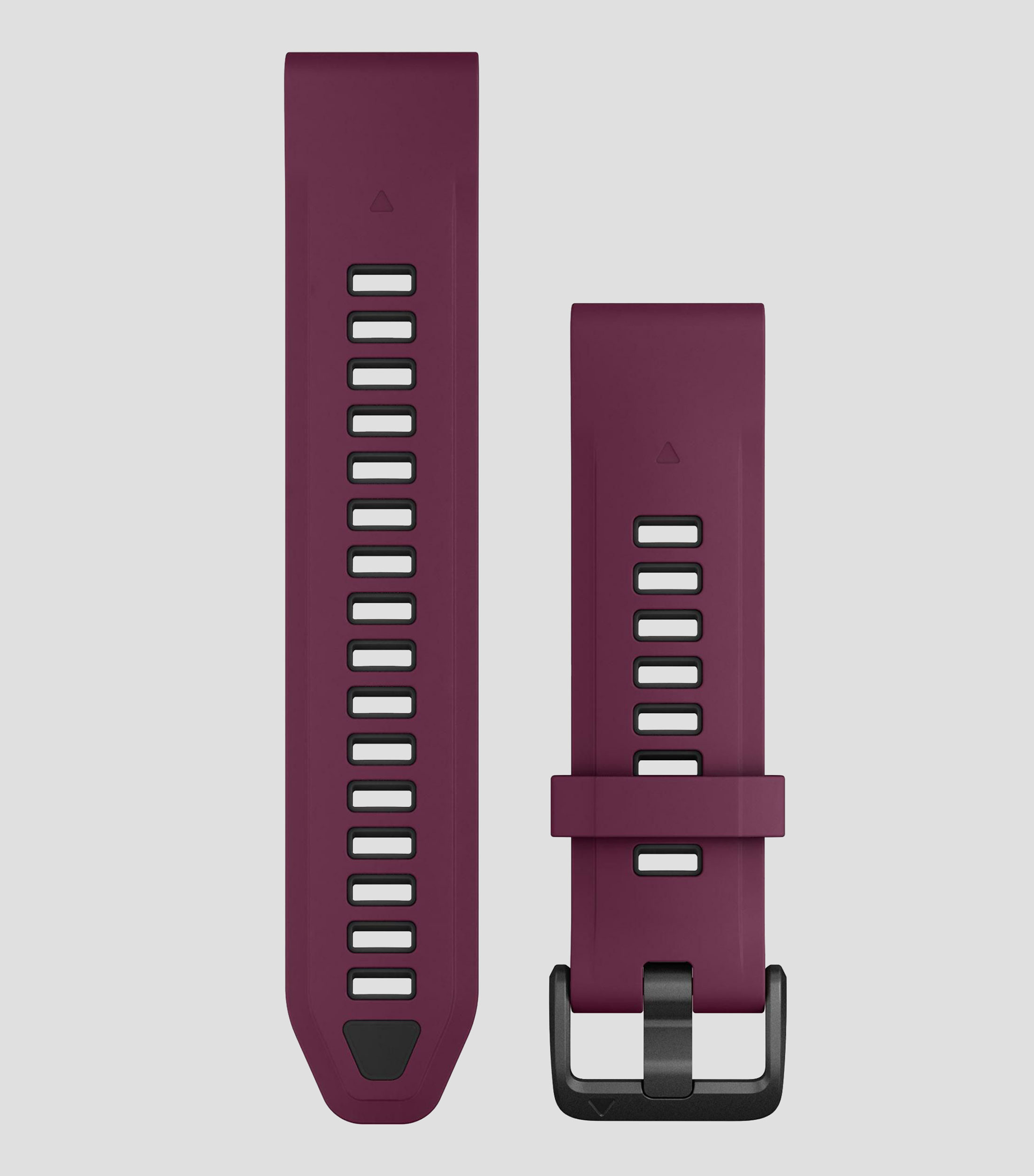 Correa para reloj Quik Fit 20 mm en silicón, Merlot