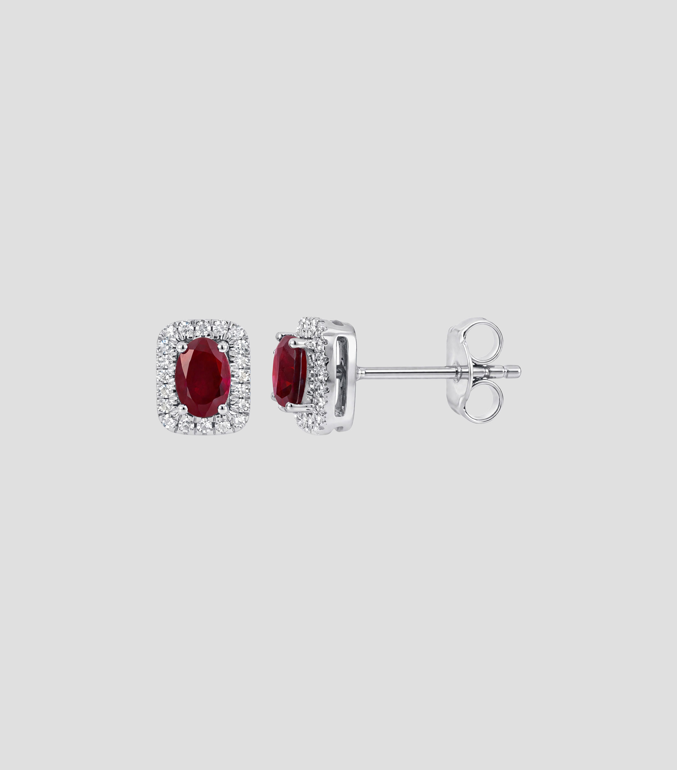 Aretes en Oro de 14 Kilates con piedras Mujer