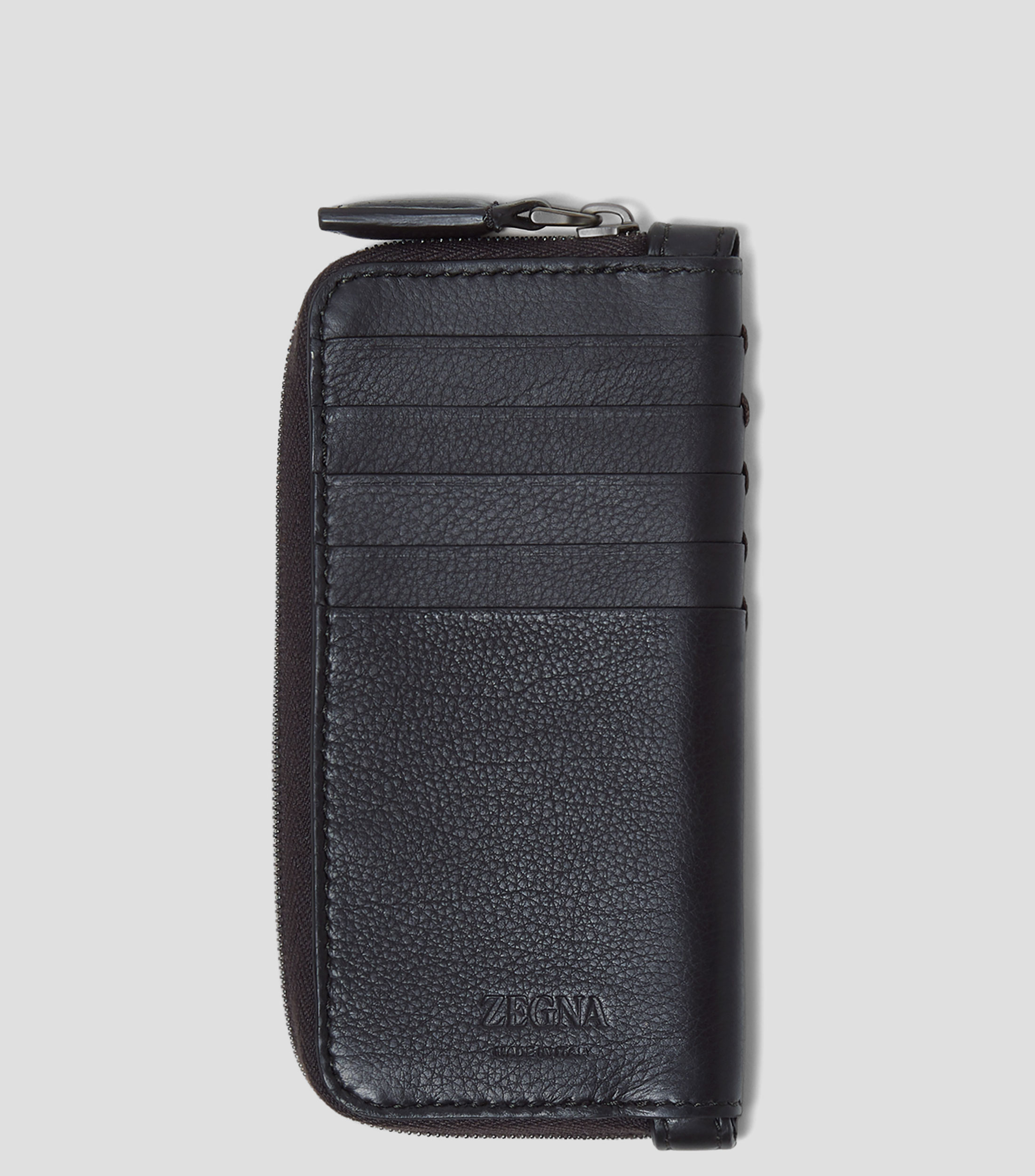 Tarjetero en piel Secondskin liso Unisex