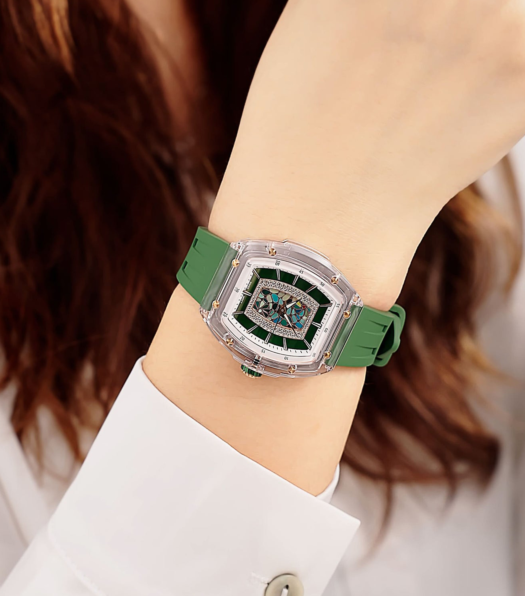 Reloj para Mujer Núcleo casual, Verde