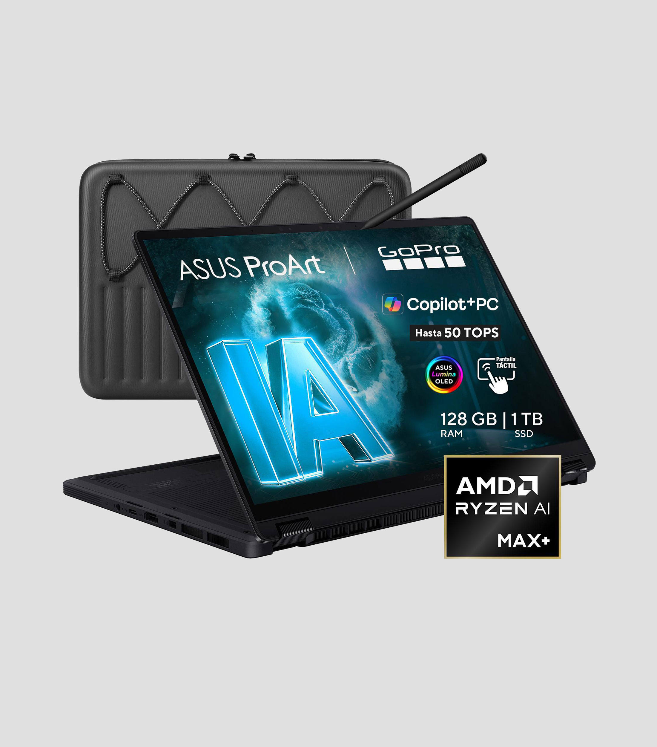 Laptop ProArt PX13, 13.3", AMD Ryzen AI MAX+, RAM 128 GB, SSD 1 TB