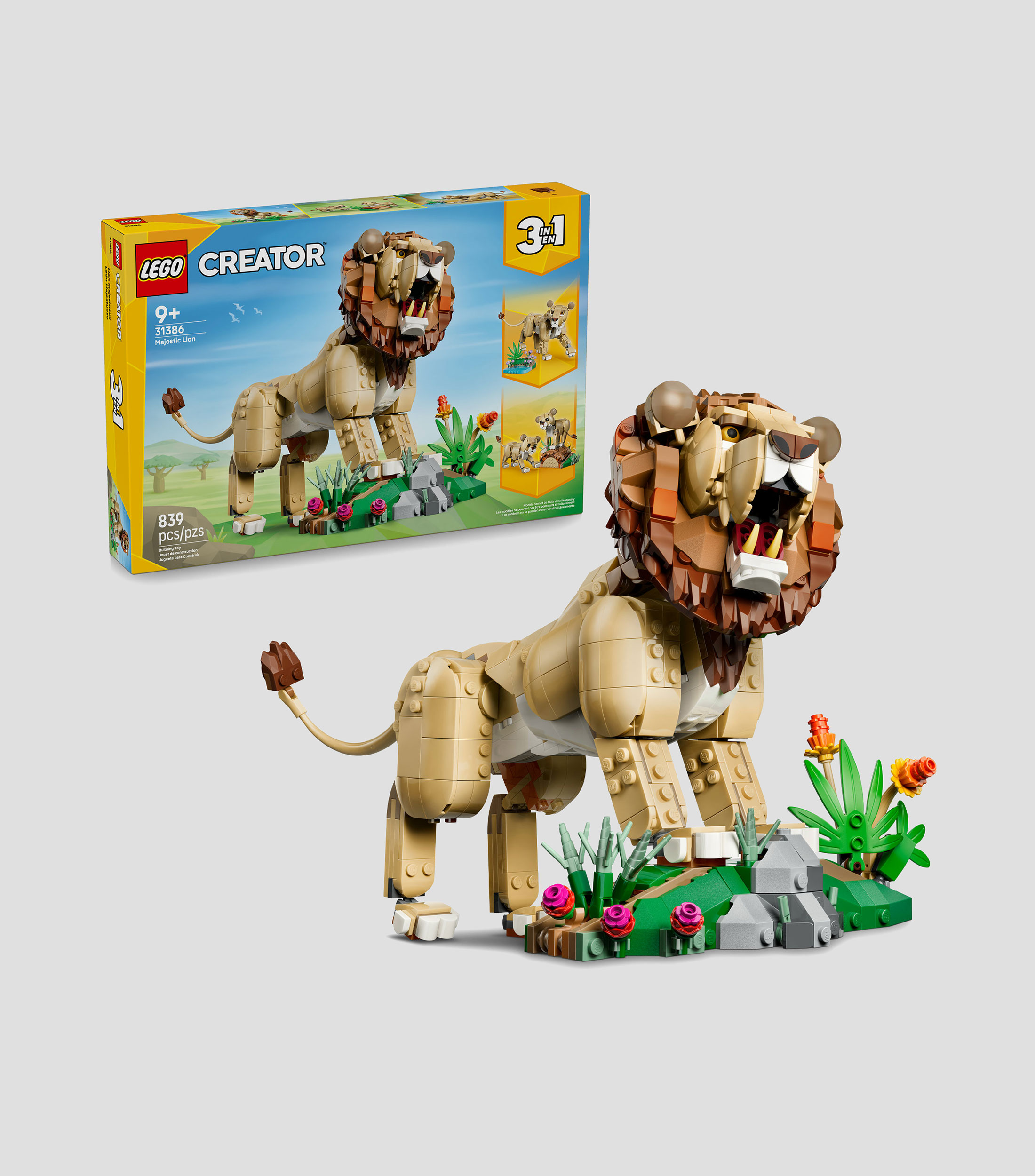 Lego Creator Fauna Salvaje: León Majestuoso 31386