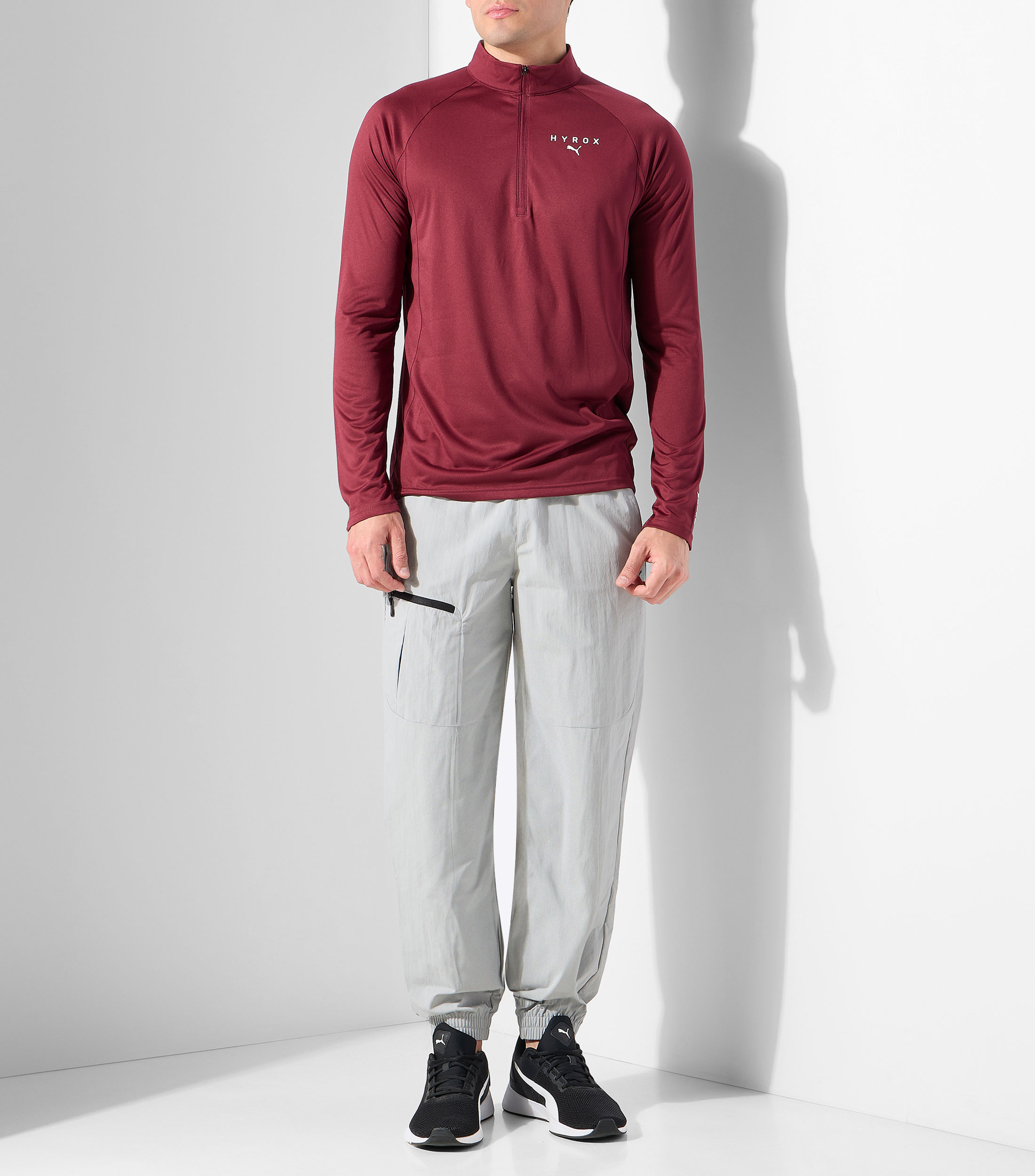 Playera para entrenamiento lisa Hyrox Hombre