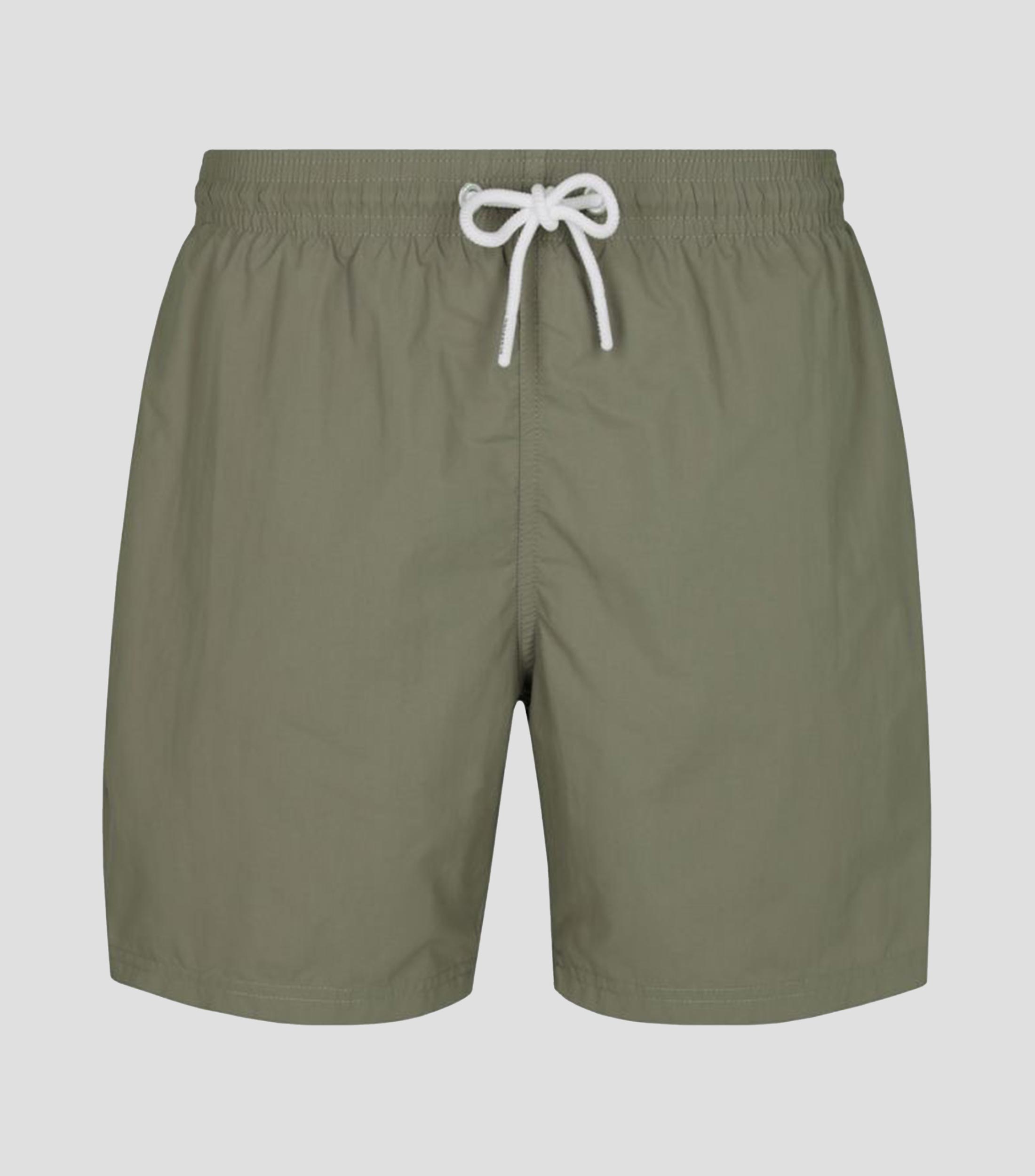 Traje de baño largo liso Hombre