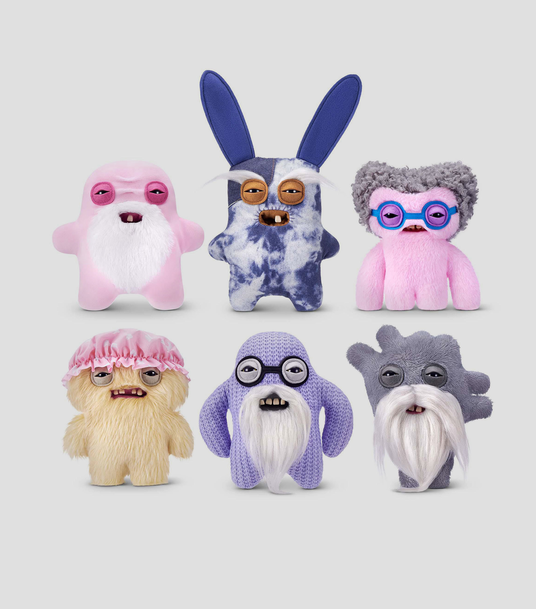 Coleccionable Fuggler Old Fogies Plush Series 1
