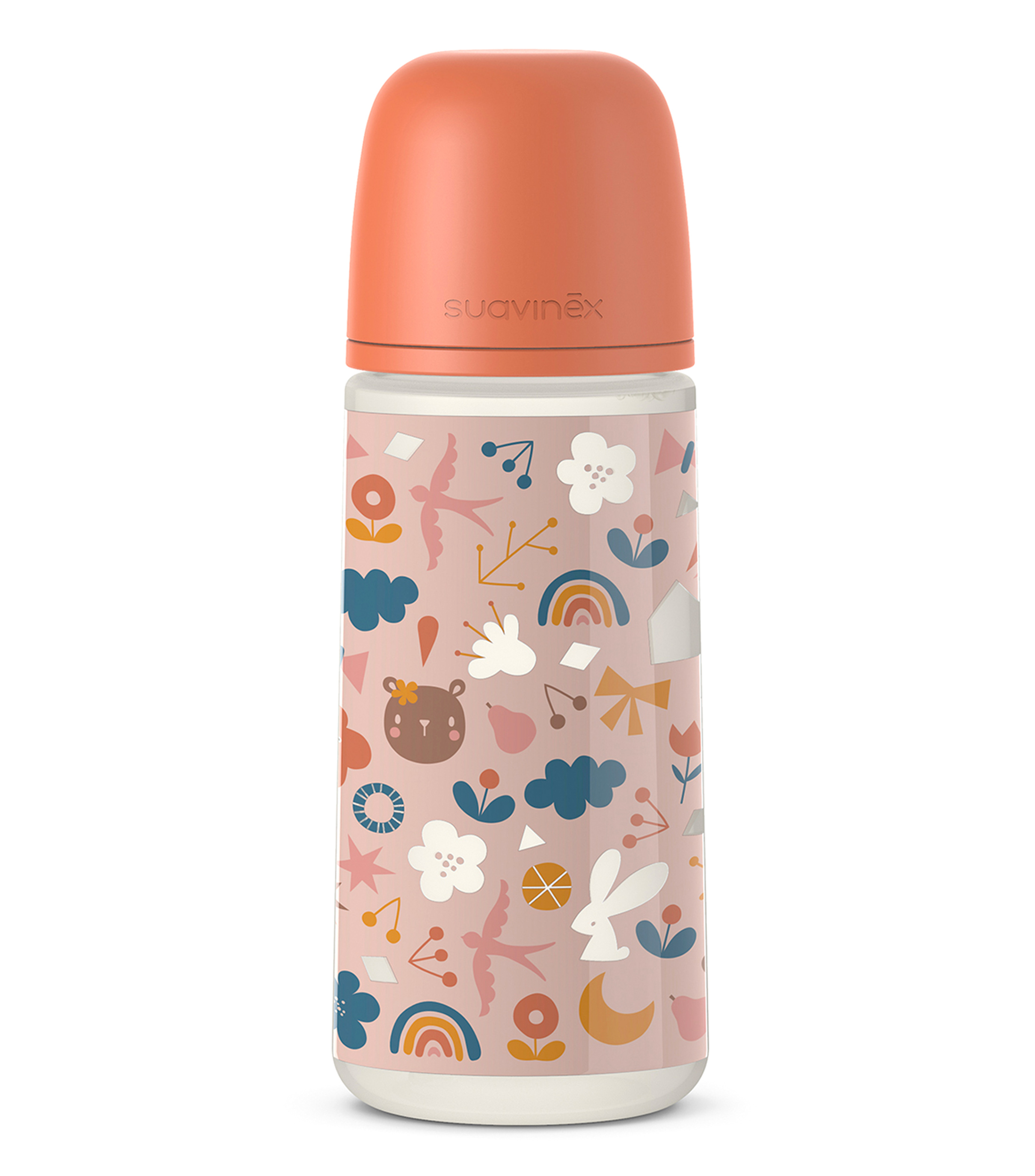 Biberon con tetina Fisiologica SX Pro, flujo denso, Forest 360 ml