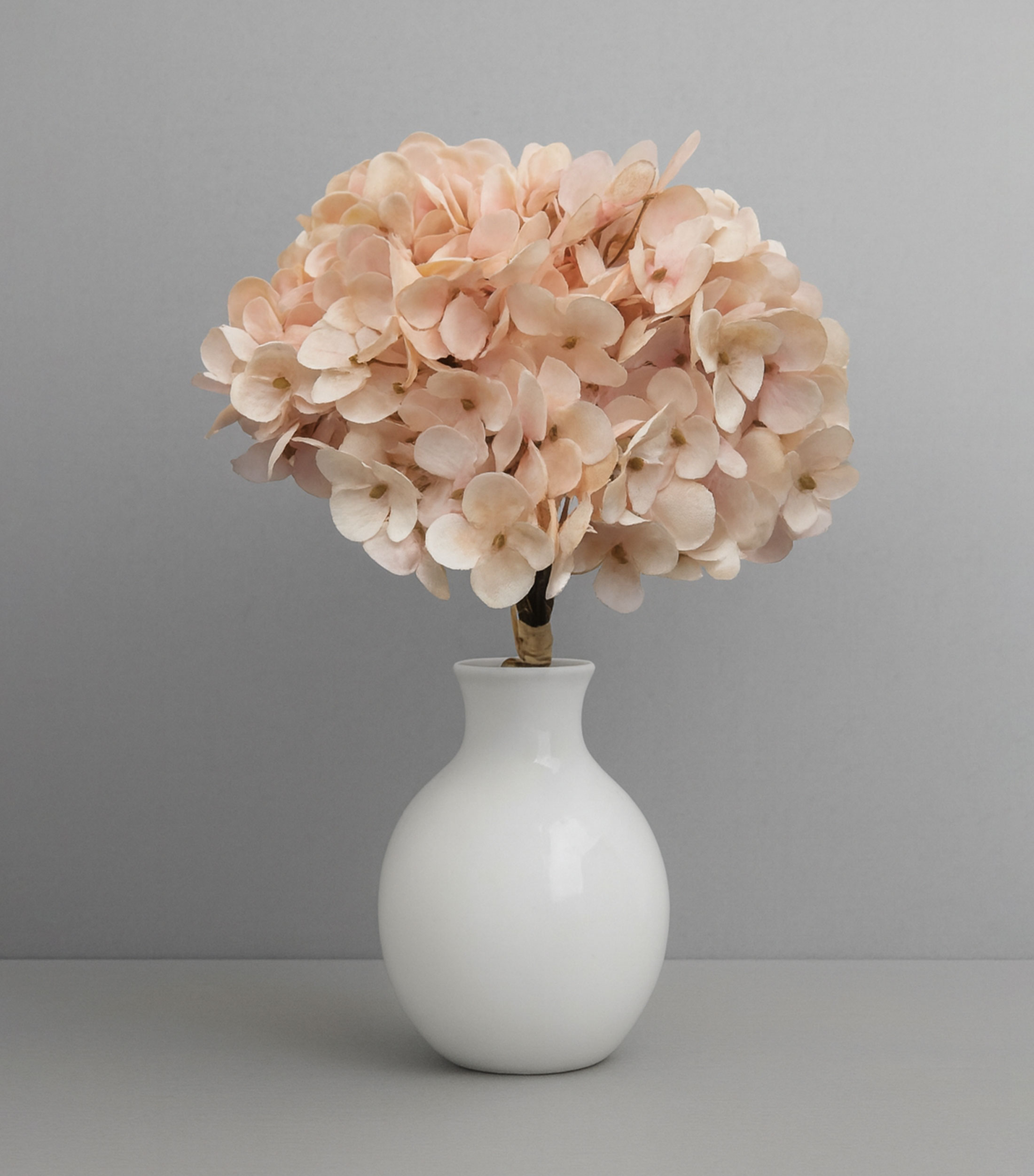 Ramo Hortensia Ivory Rosa