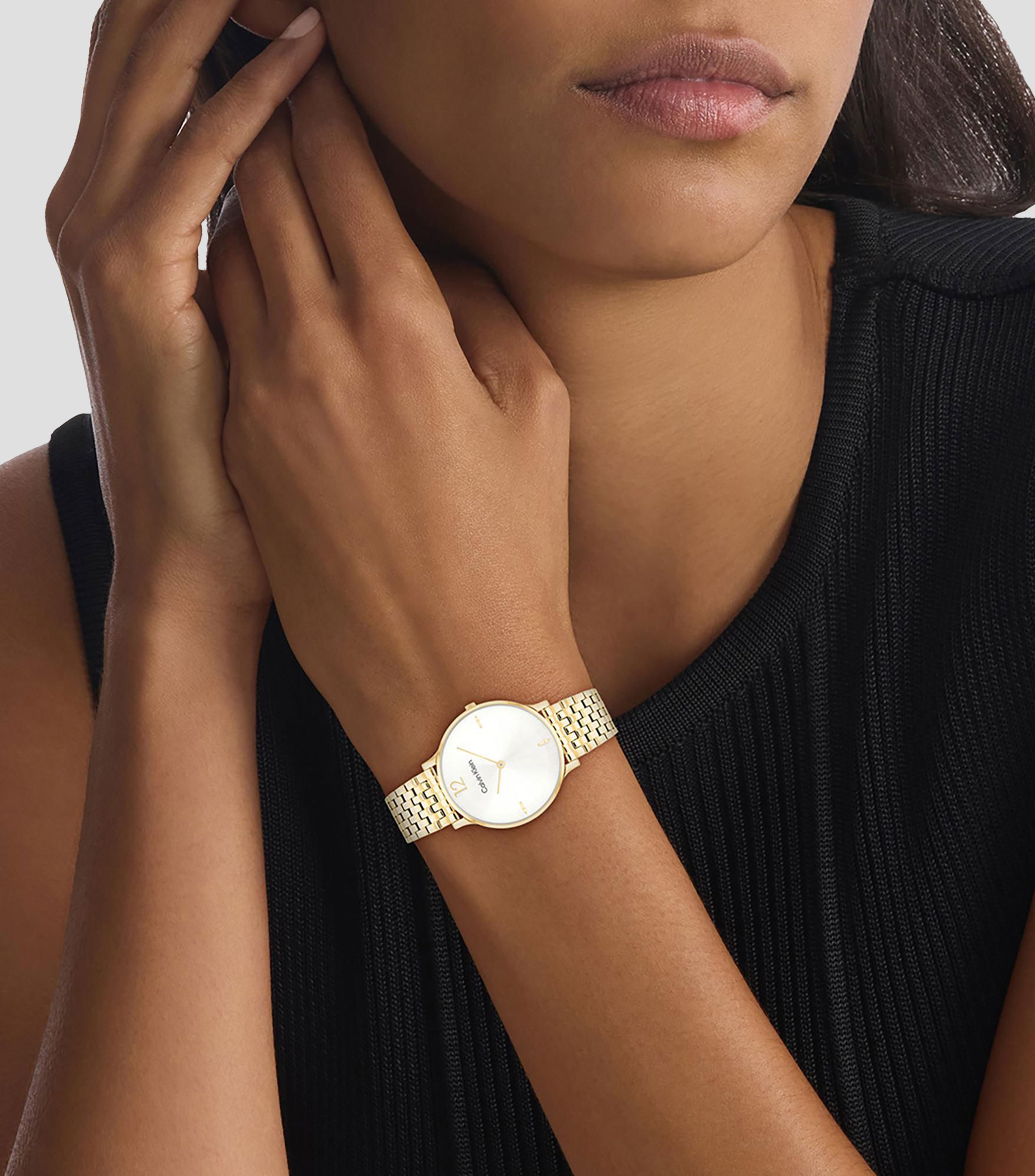 Reloj para mujer Luxe Casual, Dorado