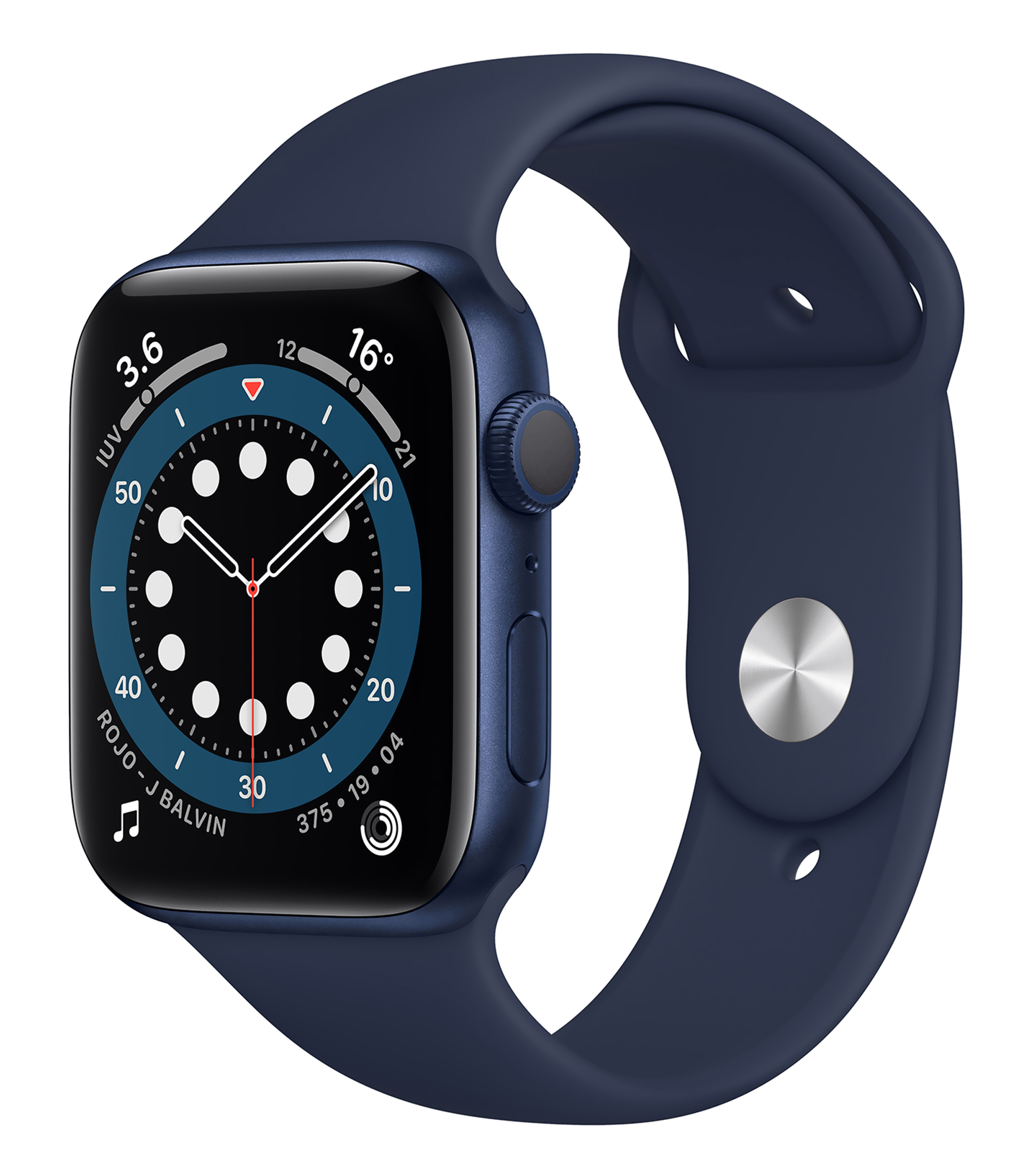 Apple Apple Watch Series (GPS) 44 mm, Caja de aluminio azul con