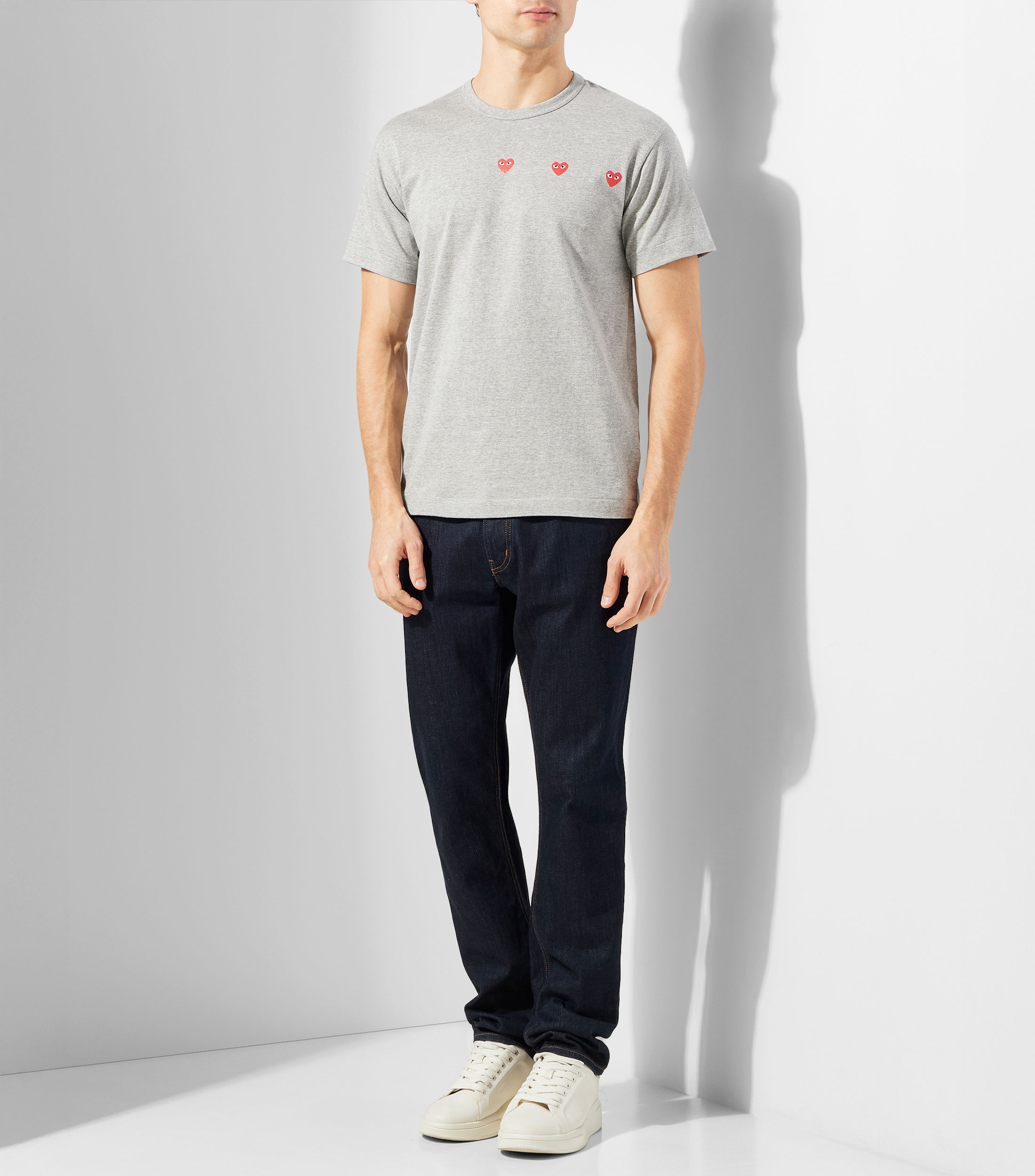 Playera cuello redondo manga corta estampada Hombre