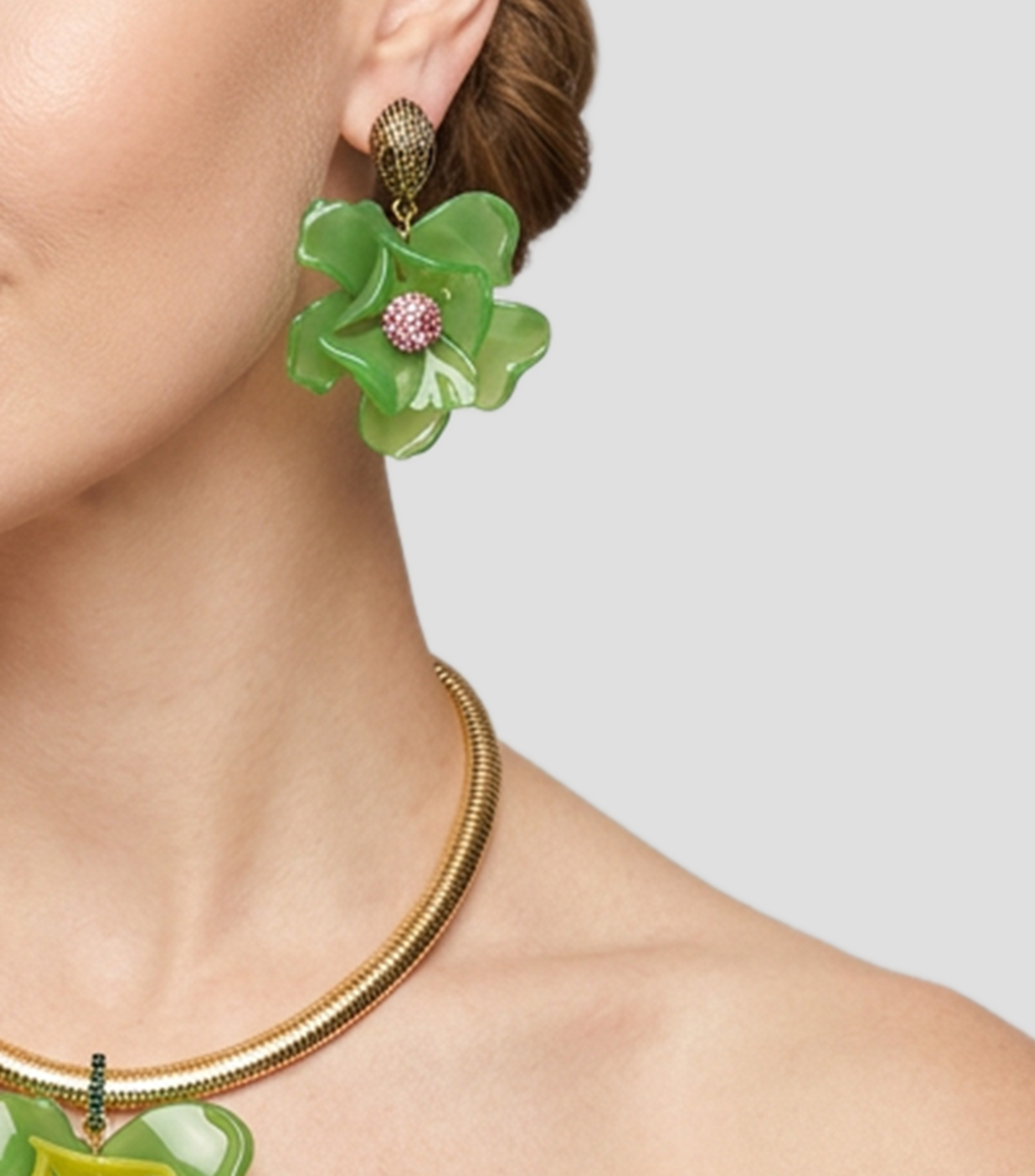 Aretes Flor Mujer