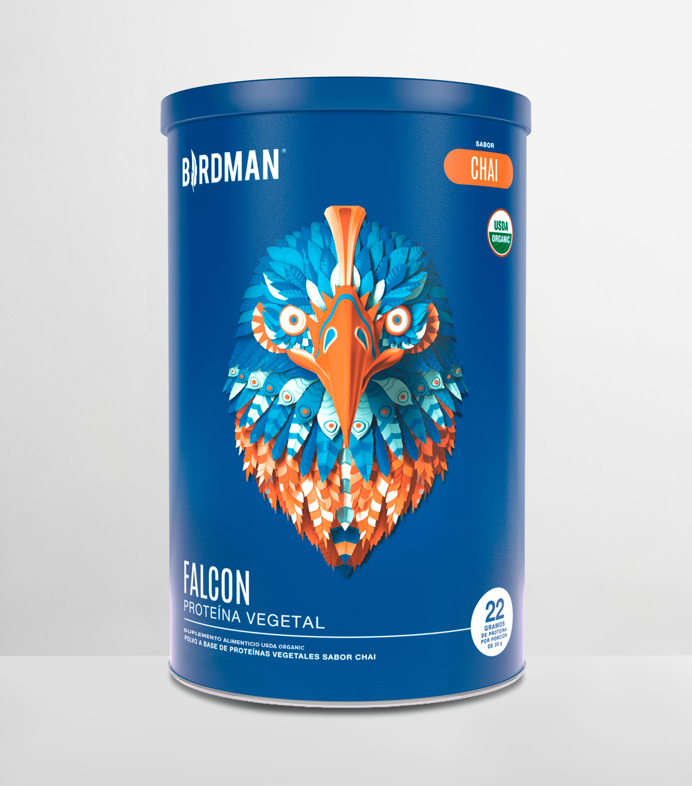 Proteína Falcon Vegana Orgánica en Polvo - Chai 1.17 Kg