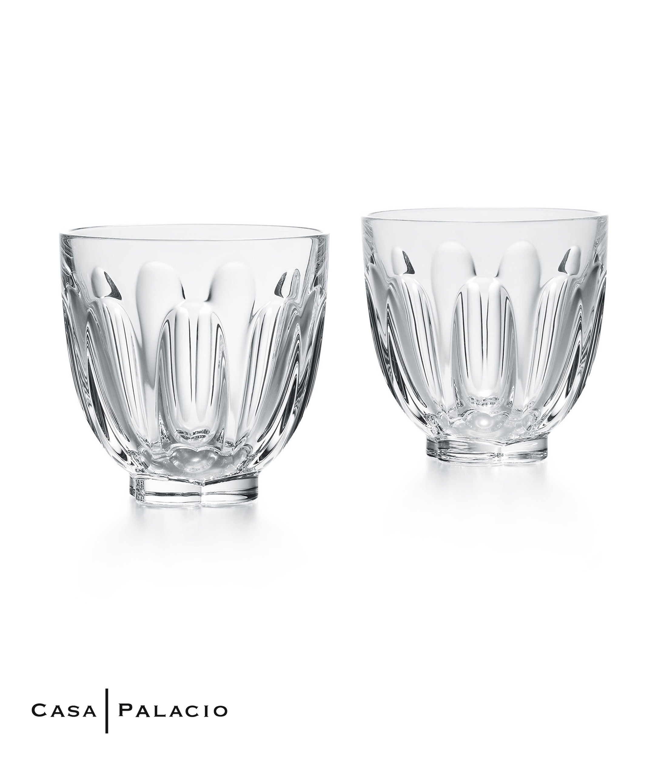 Baccarat Set de vasos Harcourt Fauna Crysto 2 Piezas El Palacio de Hierro