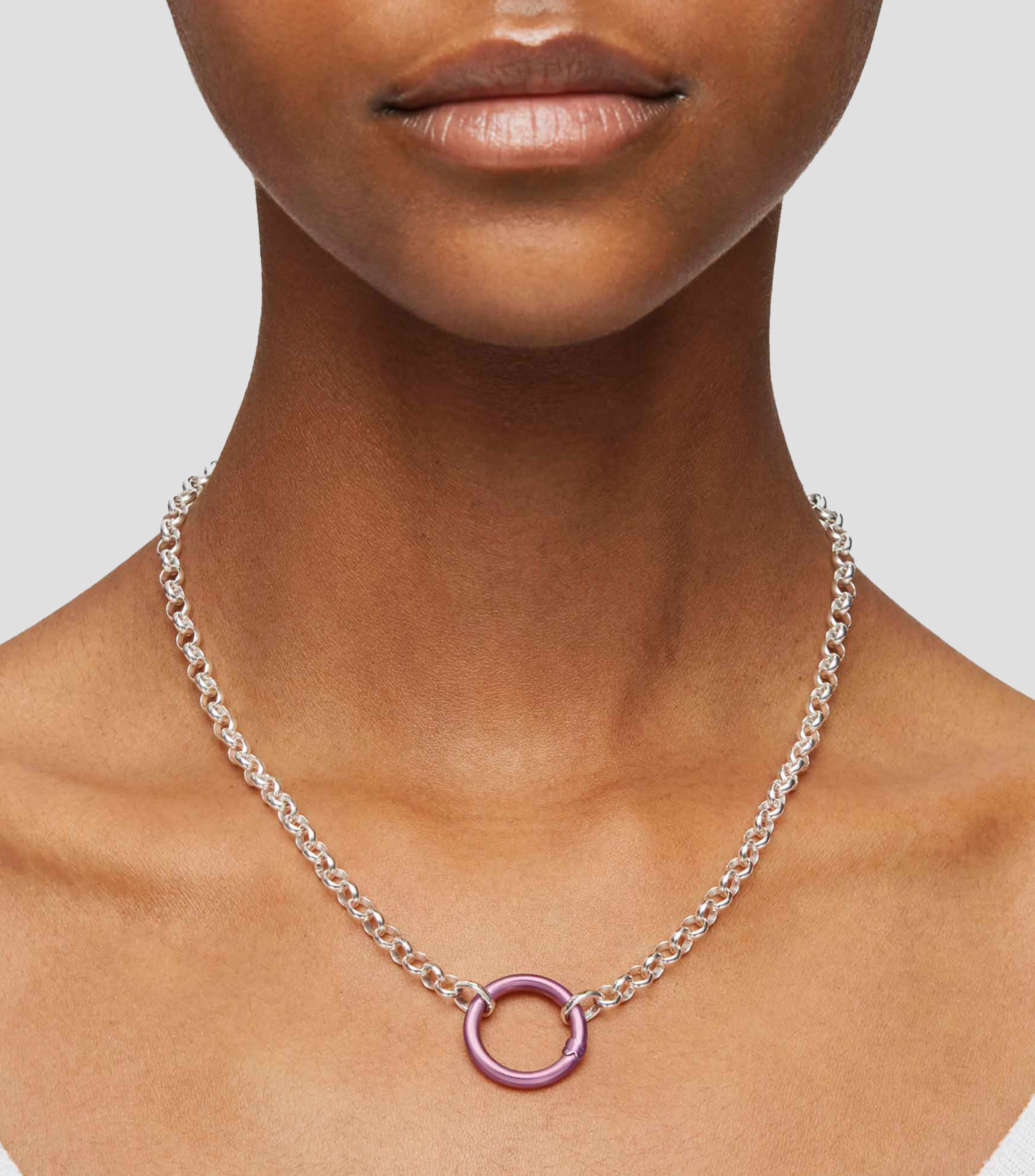 Anilla mediana de plata .925 Hold Mujer